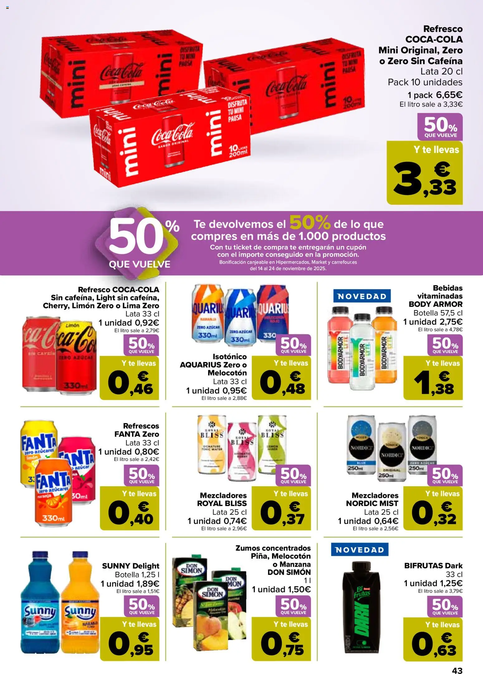 Carrefour folleto │ válido desde el 28.10.2025 | Página: 45 | Productos: Lima, Manzana, Té, Body