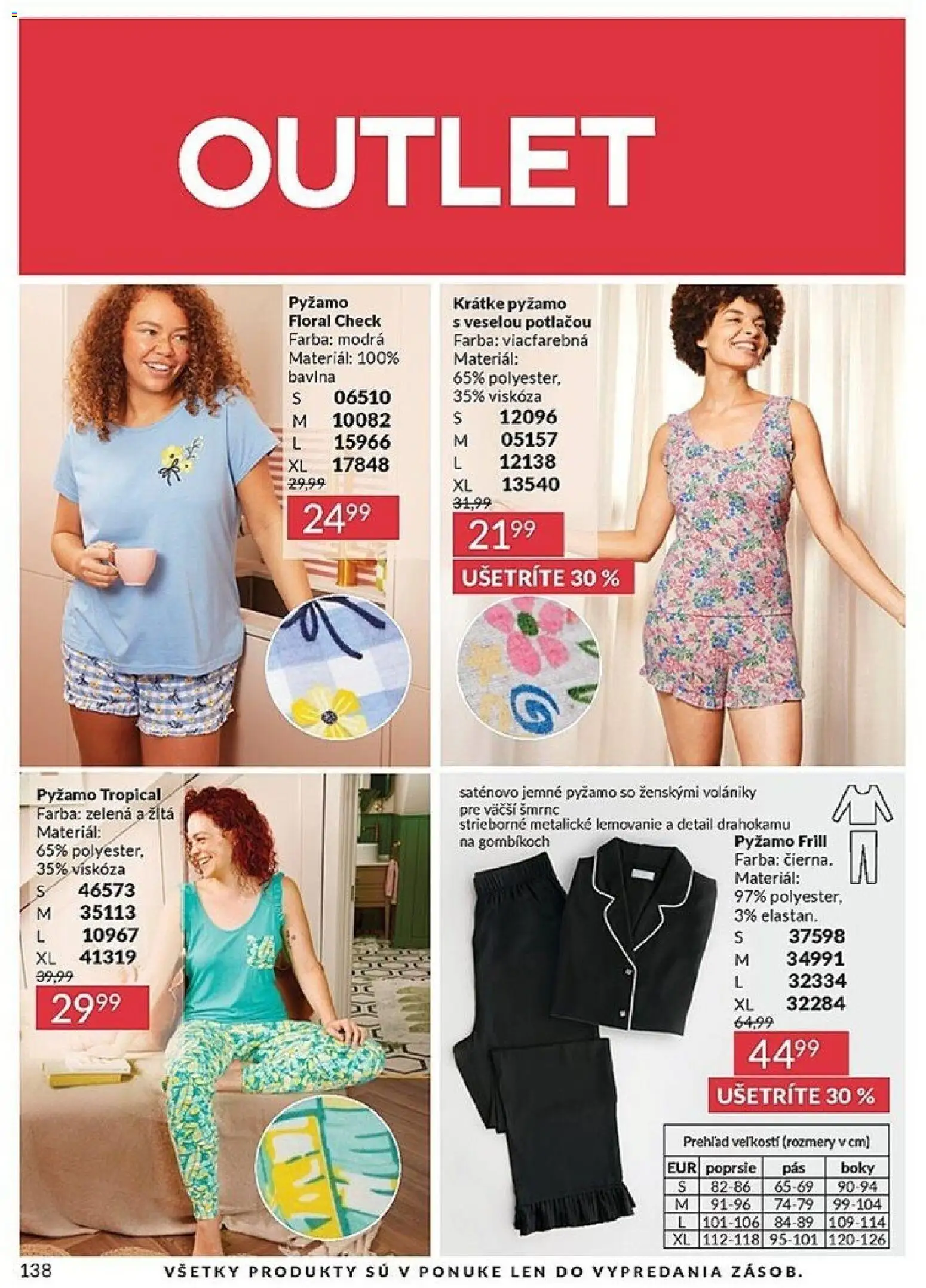 Nové Avon akcie – leták je platný od 01.03.2026 | Strana: 138 | Produkty: Pyžamo