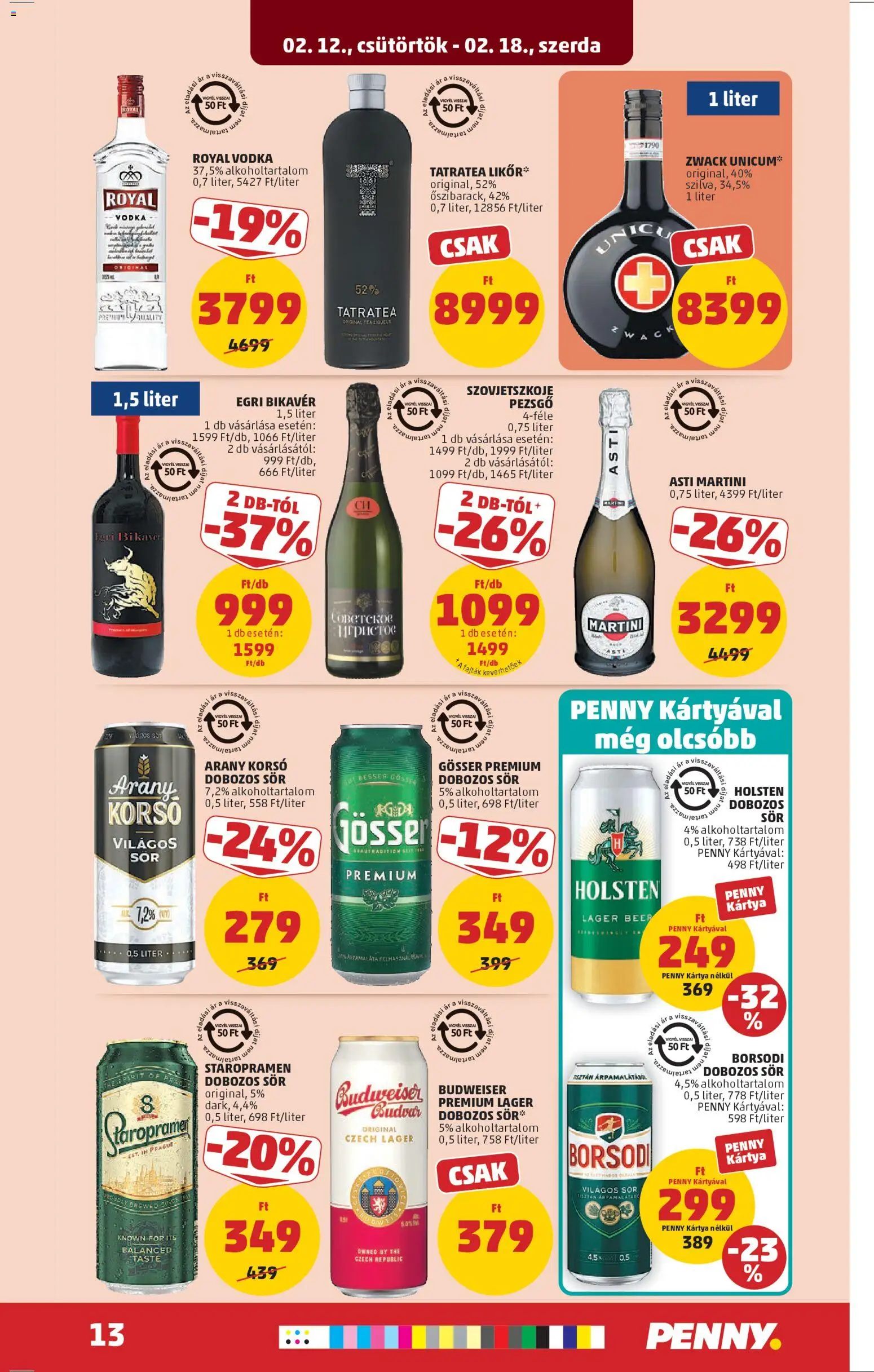 PENNY akciós ujság - amely érvényes a következő dátumtól: 12.02.2026 | Oldal: 17