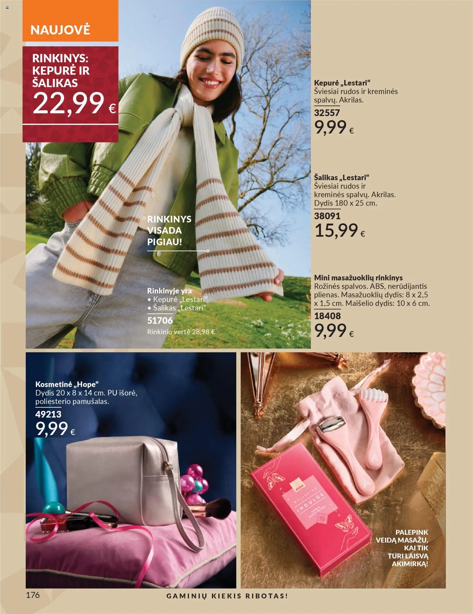 AVON akcijos nuo 01.11.2025 | Puslapis: 176 | Prekių: Kepurė