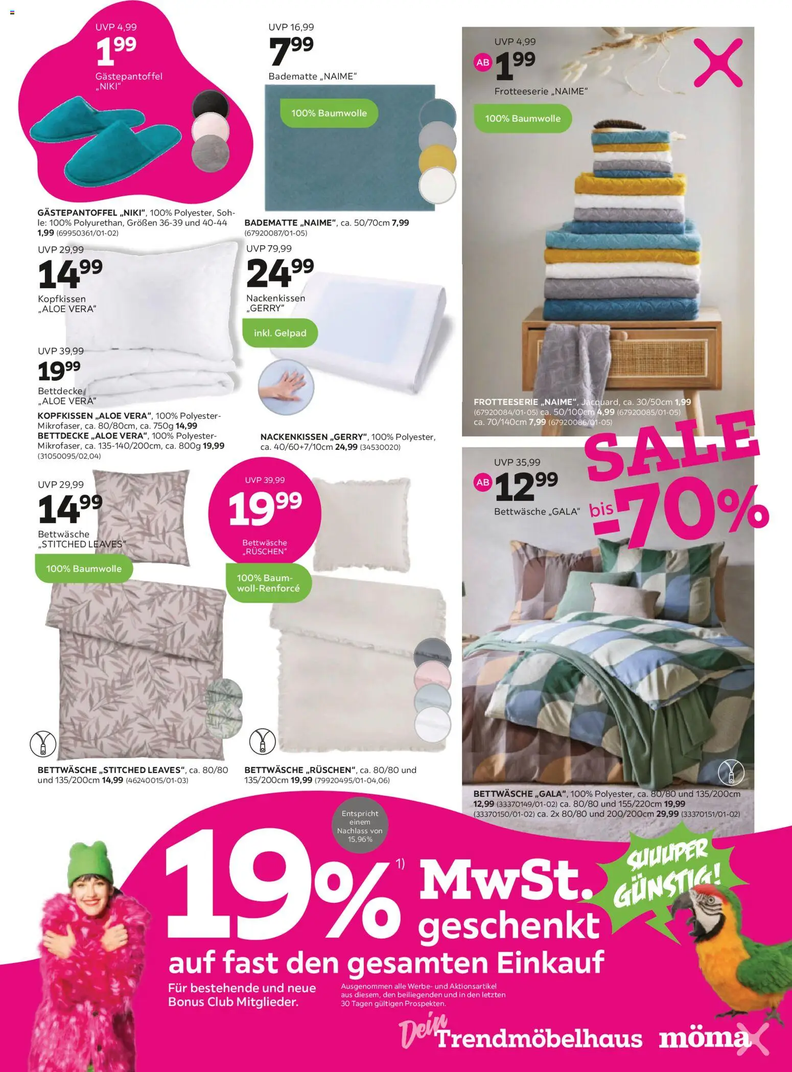 Mömax Prospekt 	 – gültig ab 02.01.2026 | Seite: 11 | Produkte: Bettwäsche, Bettdecke, Kopfkissen