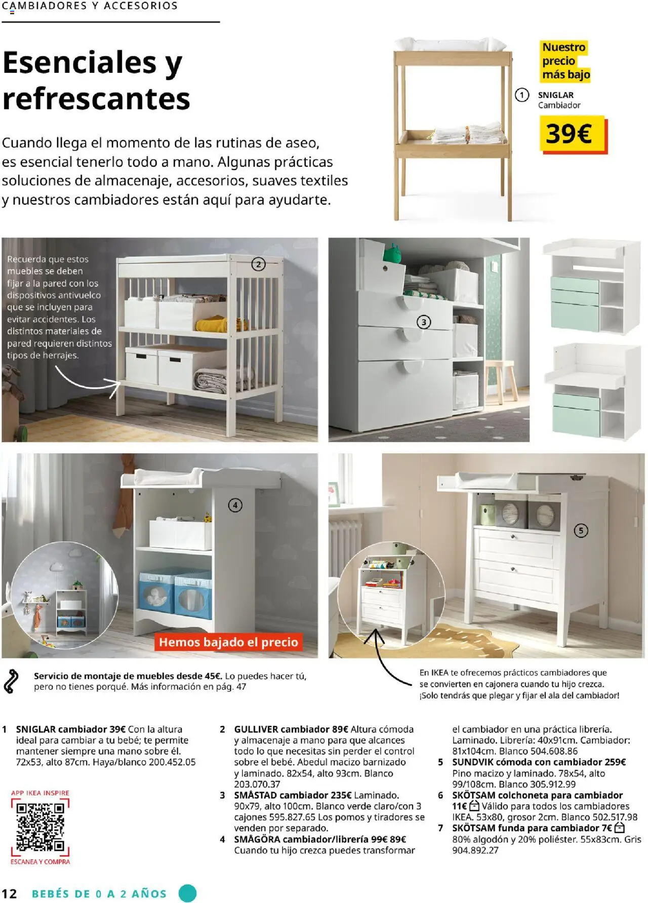 Catálogo IKEA y los niños │ válido desde el 04.02.2025 | Página: 12 | Productos: Té, Funda, Almacenaje, Cajonera