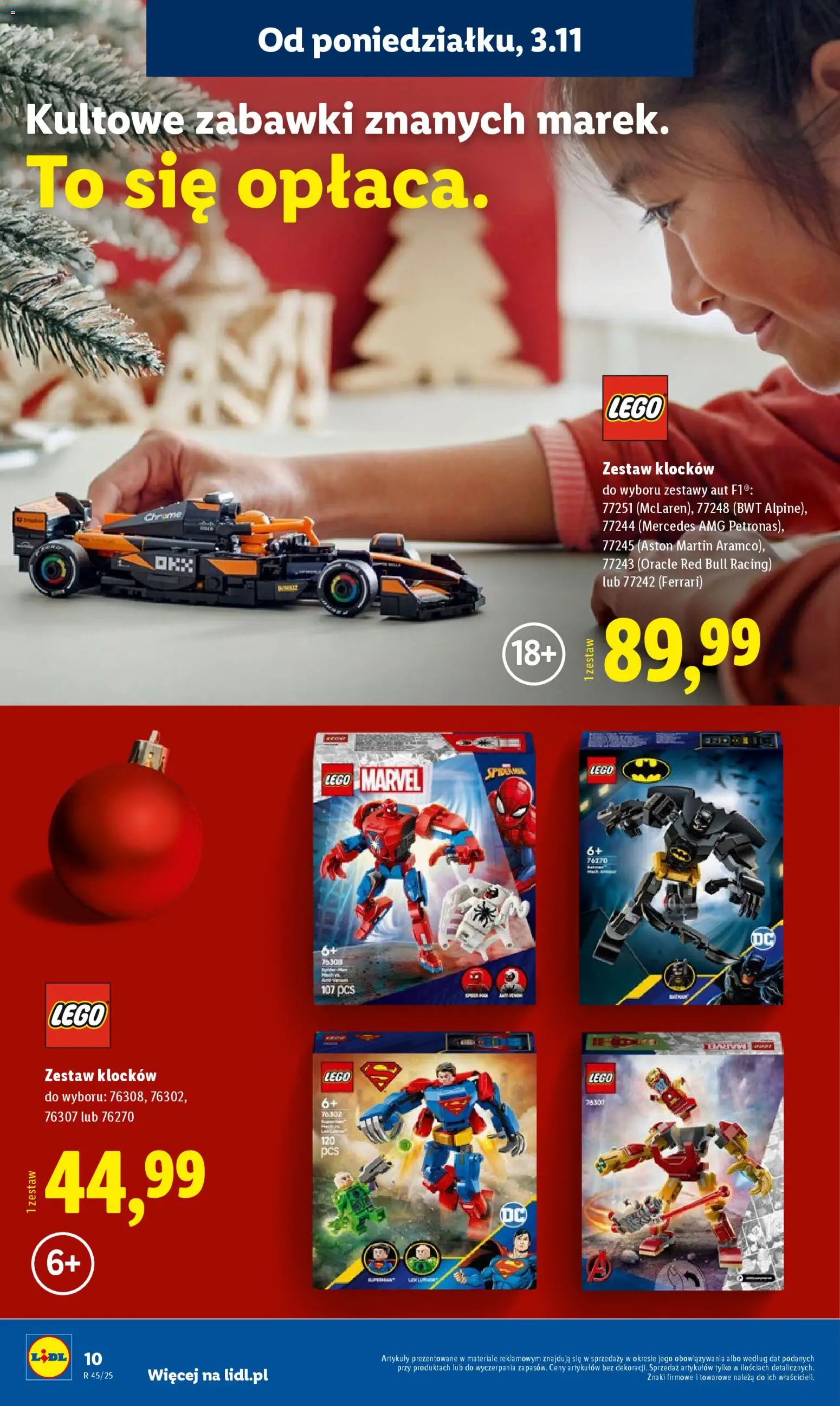 Lidl Katalog zabawek od 03.11.2025 | Strona: 10 | Produkty: Red bull, Lego