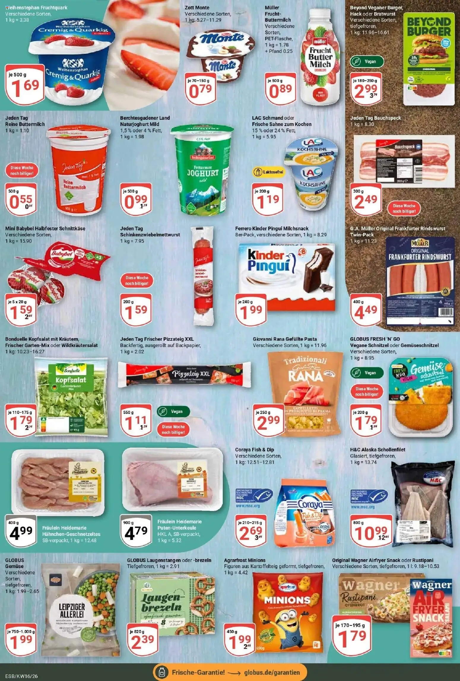 Globus Prospekt Eschborn	 – gültig ab 12.04.2026 | Seite: 10 | Produkte: Buttermilch, Joghurt, Pasta, Sahne