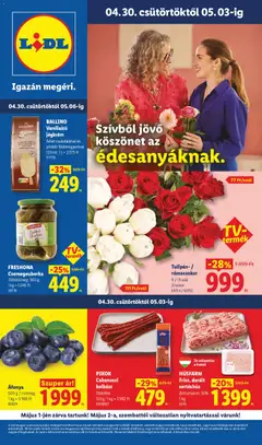 Lidl akciós újság - amely érvényes a következő dátumtól: 30.04.2026