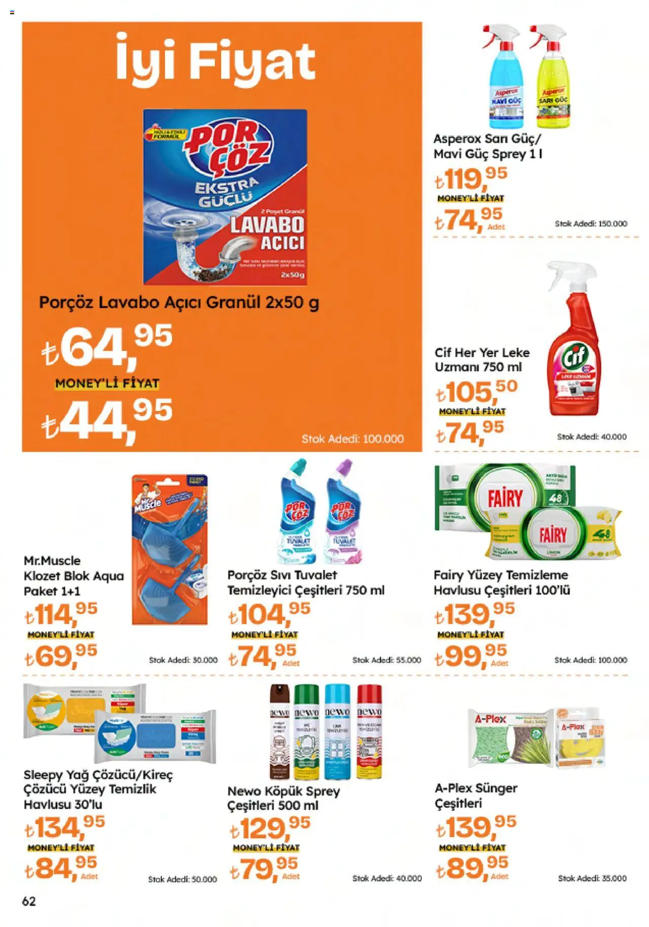 Migros Katalog - Migroskop - 26.06.2025 tarihinden itibaren geçerlidir | Sayfa: 62 | Ürünler: Lavabo, Tuvalet, Yağ, Lavabo açıcı