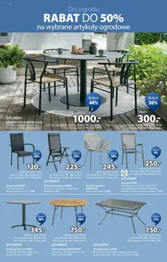 JYSK Gazetka od 18.06.2025 | Strona: 2 | Produkty: Stół, Krzesło, Krzesło ogrodowe, Stół ogrodowy