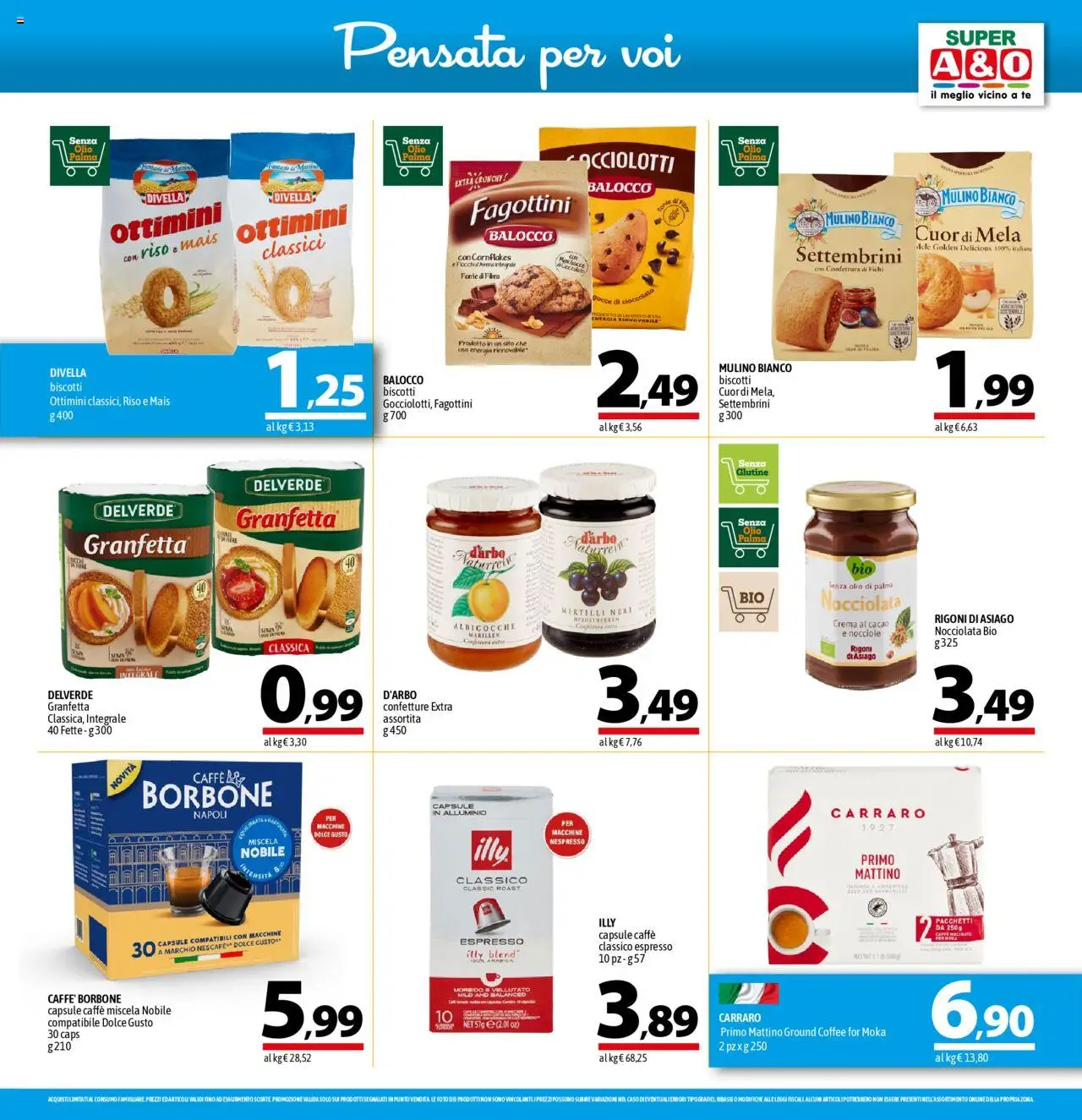 Volantino A&O del 07.08.2025 | Pagina: 11 | Prodotti: Nocciole, Mirtilli, Cacao, Albicocche