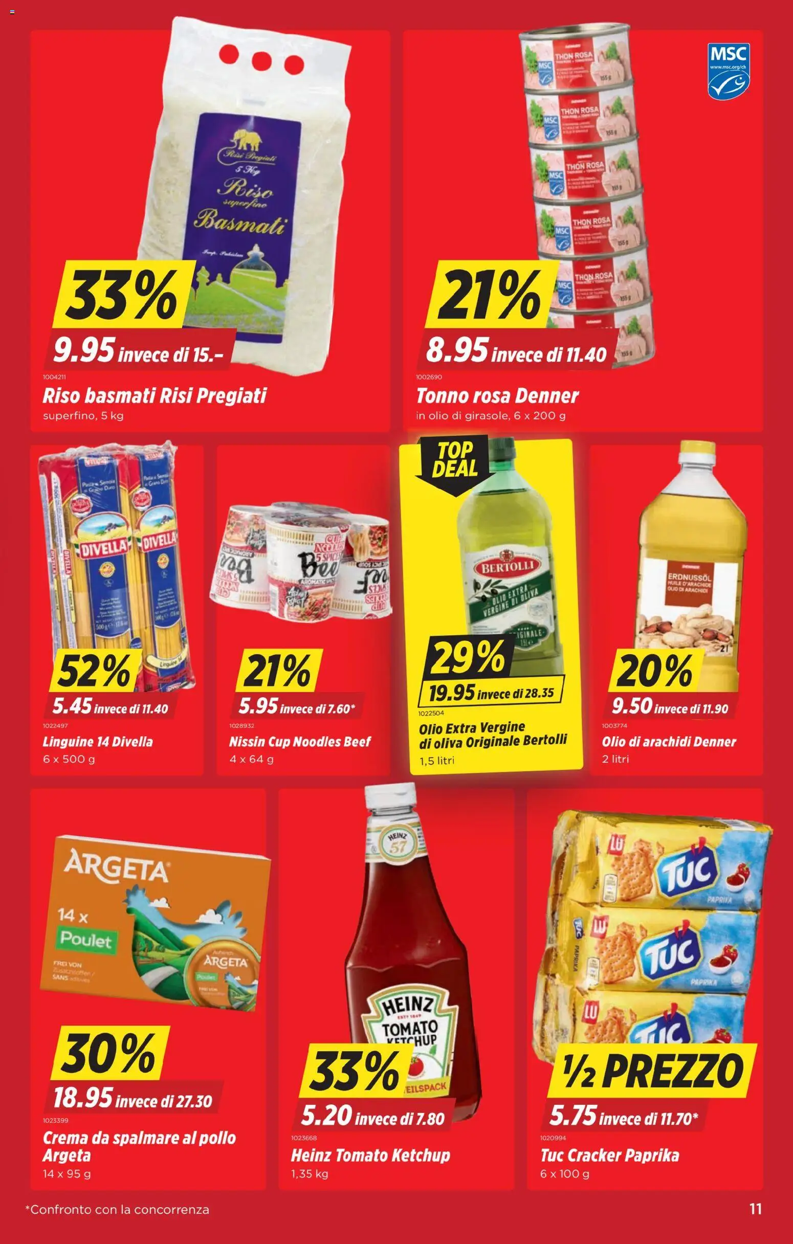 Denner Aktionen IT – gültig ab 06.01.2026 | Seite: 11 | Produkte: Pasta, Ketchup