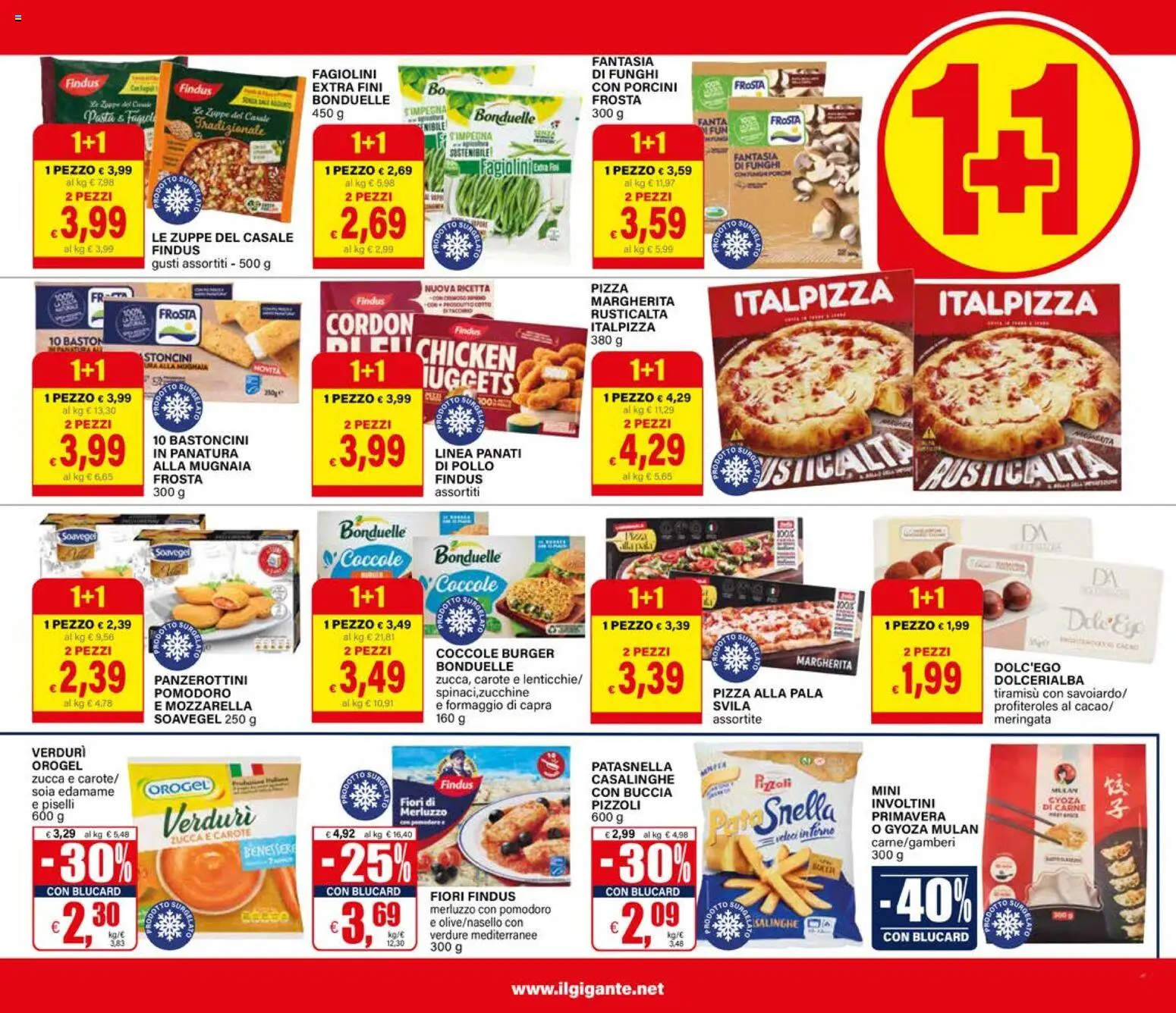 Volantino Il Gigante del 19.02.2026 | Pagina: 11 | Prodotti: Pollo, Carote, Zucca, Piselli