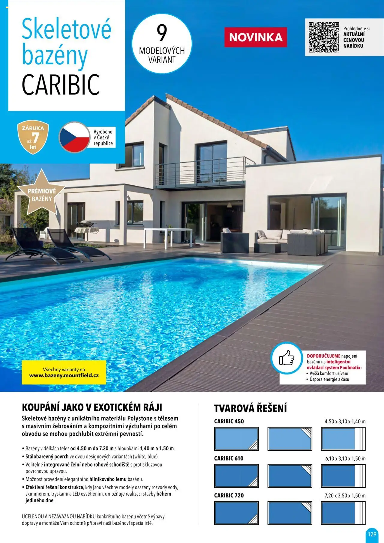 Mountfield katalog 2025 od 16.04.2025 | Strana: 129 | Produkty: Bazény, Modely, LED