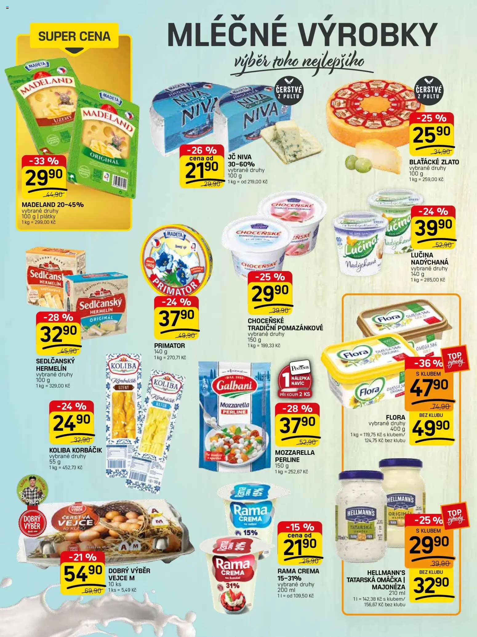 Flop leták - FlopTop od 15.04.2026 | Strana: 4 | Produkty: Omega, Hellmann's, Crema, Mozzarella