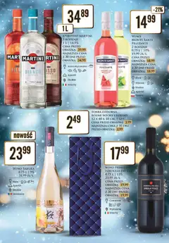Pogląd oferty "APERITIVO MARTINI, 3 rodzaje 1 L | 14,5%, Aromatyzowane, Aperitif, Słodkie" - ważna od 27.12.2025 | Strona: 25