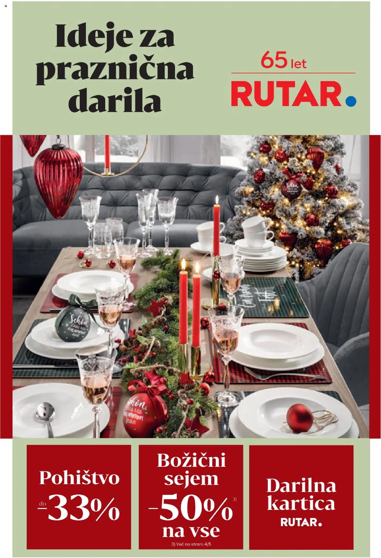 Novi Rutar katalog ponudbe – veljaven od 10.12.2025 | Stran: 1 | Izdelki: Pohištvo