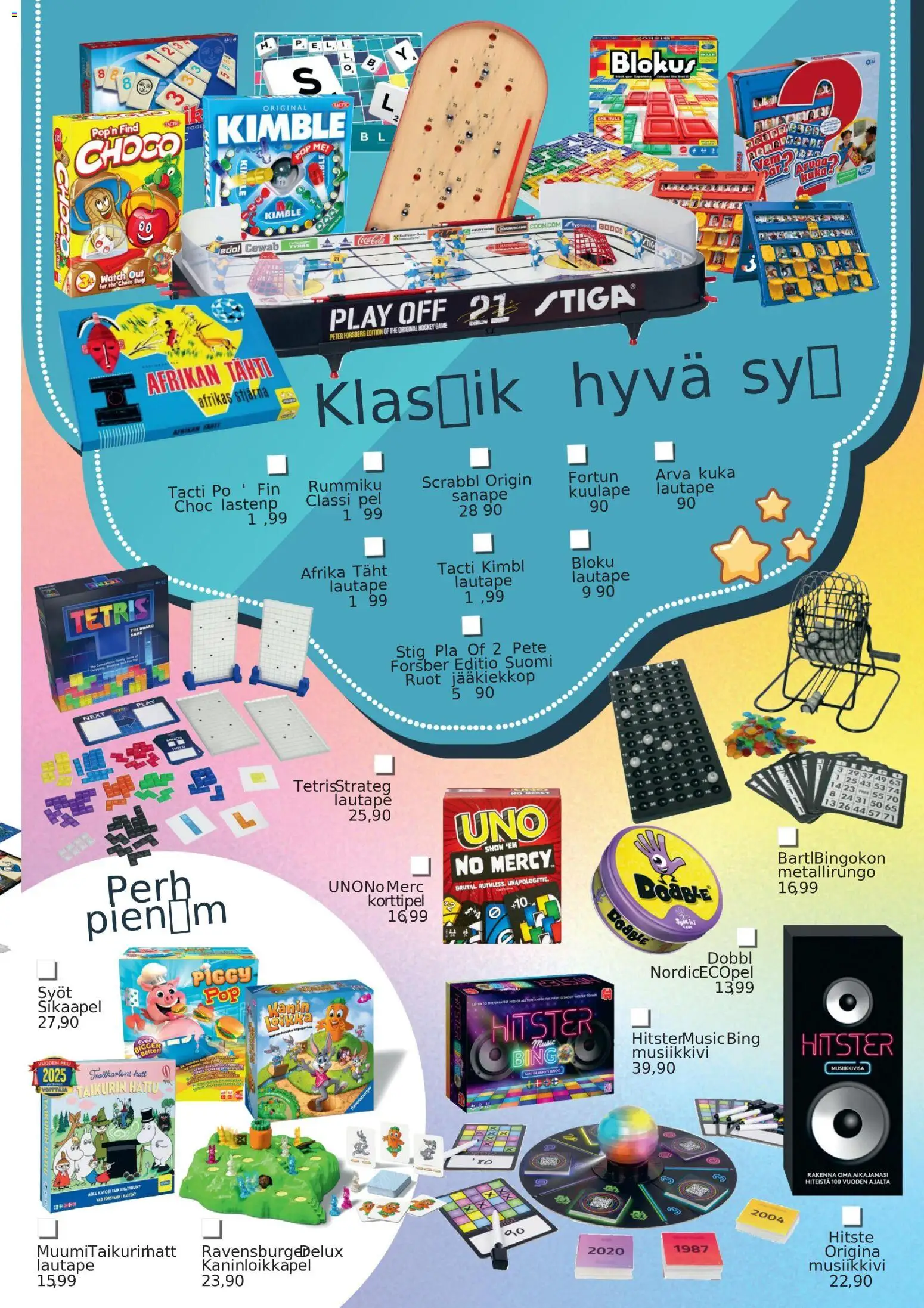 Kärkkäinen - Kärkkäinen Lelulehti 2025 – voimassa 04.11.2025 alkaen | Sivu: 7 | Tuotteet: Hattu, Peli