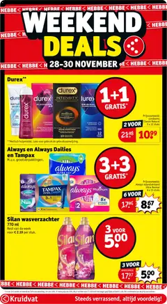 Kruidvat folder week 48 - Voorbeeld van een folder van Kruidvat, geldig van 25.11.2025 | Pagina: 11 | Producten: Wasverzachter, Kan, La