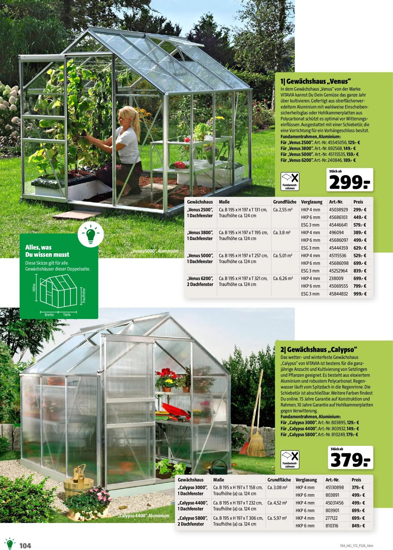 Hagebau Gartengestaltungsortiment – gültig ab 02.03.2026 | Seite: 104 | Produkte: Wasser, Gemüse