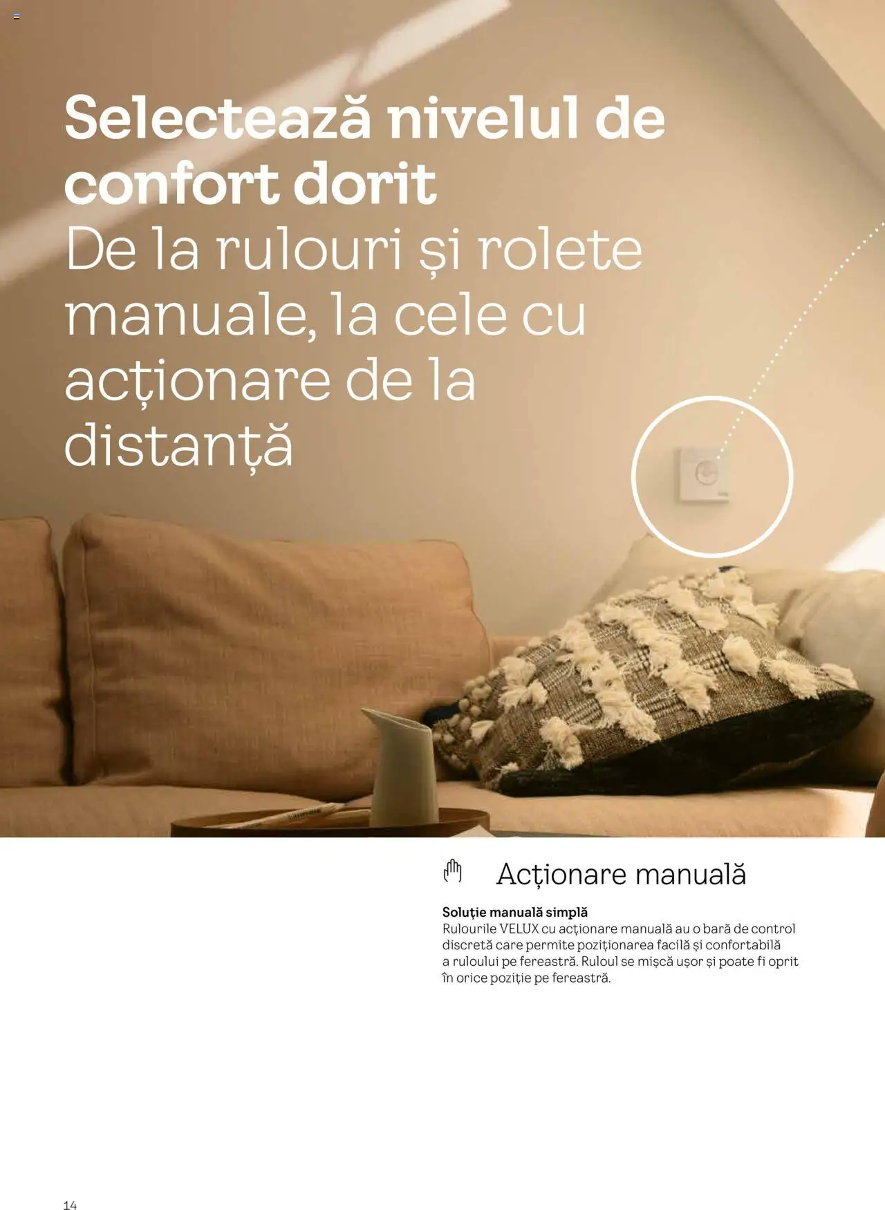 Velux catalog - Rulouri şi rolete – valabil de la 25.02.2025 | Pagină: 14