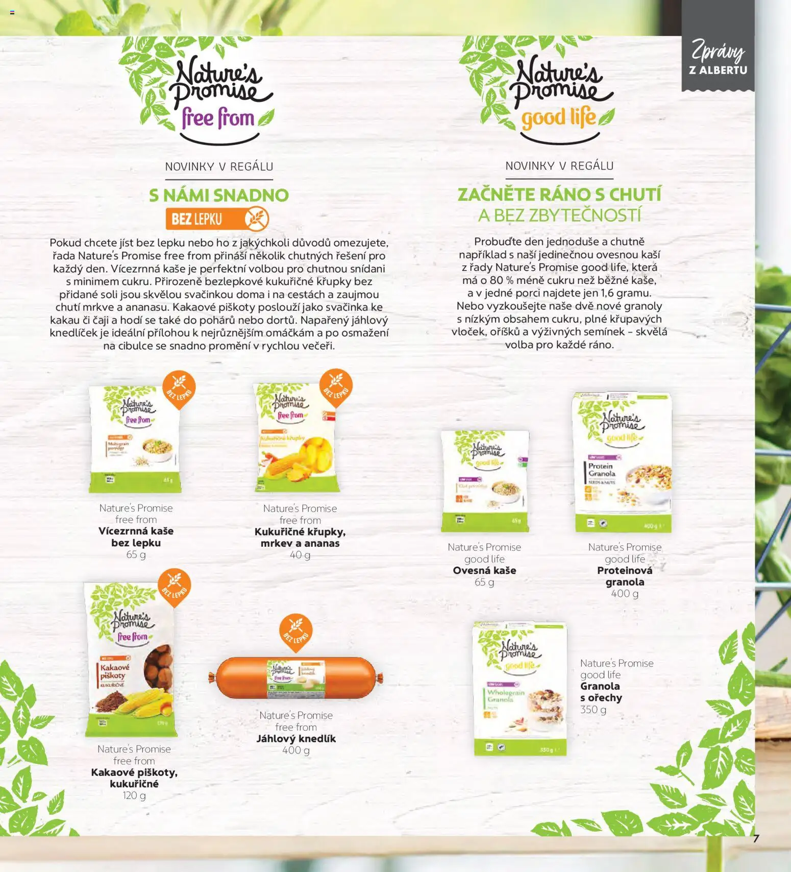 Albert magazín od 01.01.2026 | Strana: 7 | Produkty: Piškoty, Ovesná kaše, Kaše, Křupky