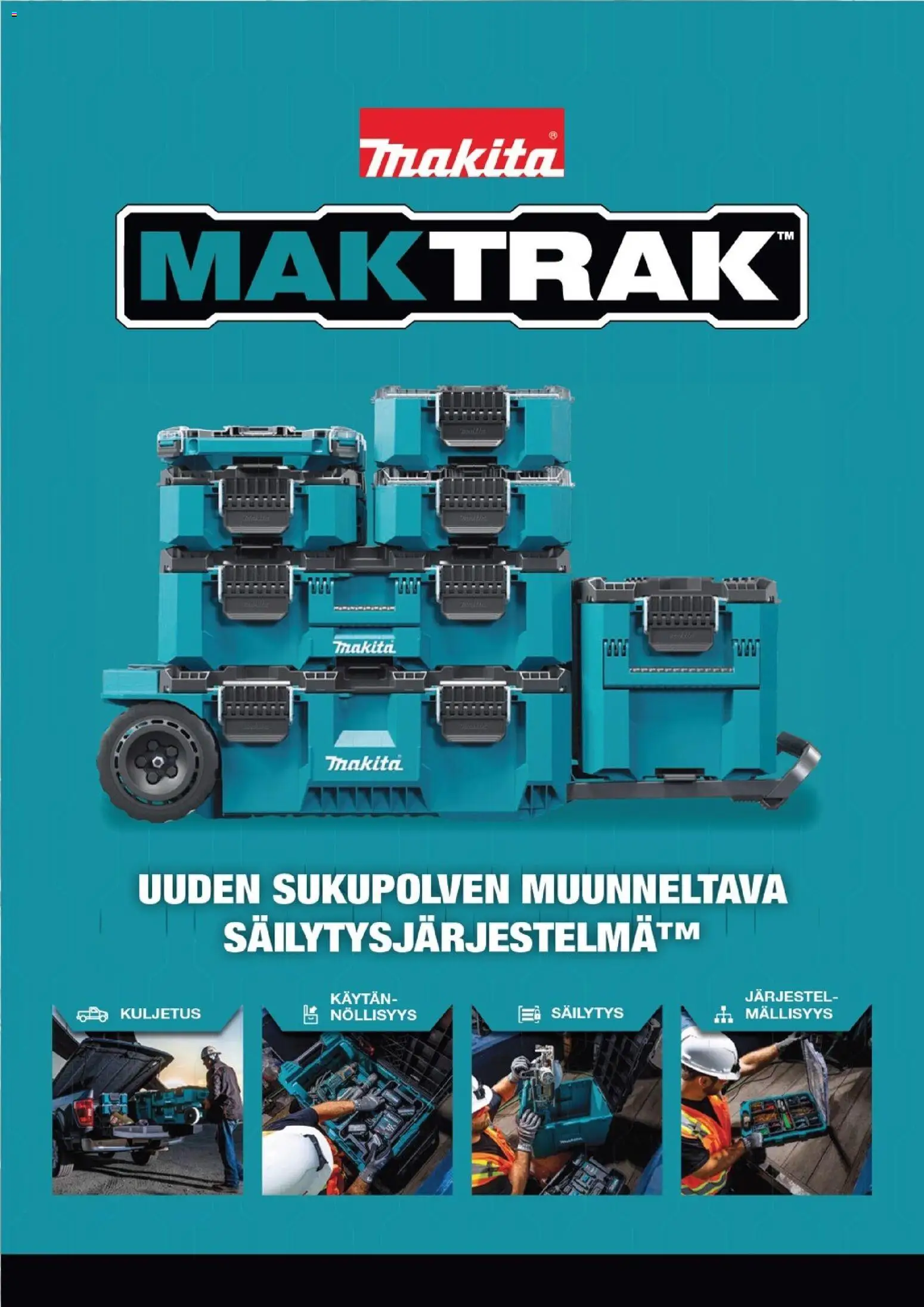 Makita - Maktrak säilytysjärjestelmä – voimassa 27.10.2025 alkaen | Sivu: 1