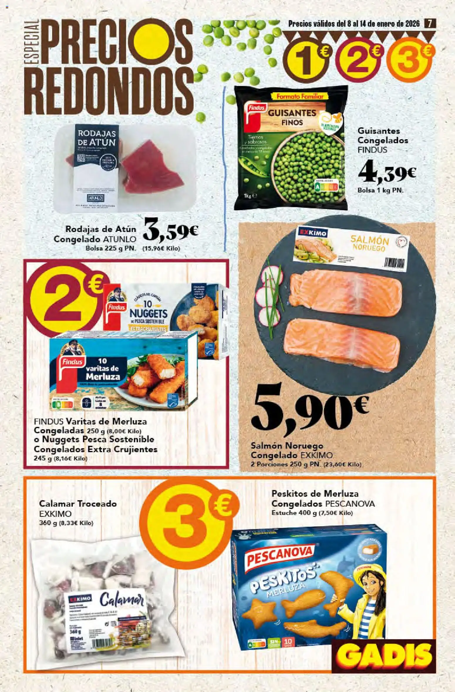 Gadis - folleto │ válido desde el 08.01.2026 | Página: 7 | Productos: Bolsa, Nuggets