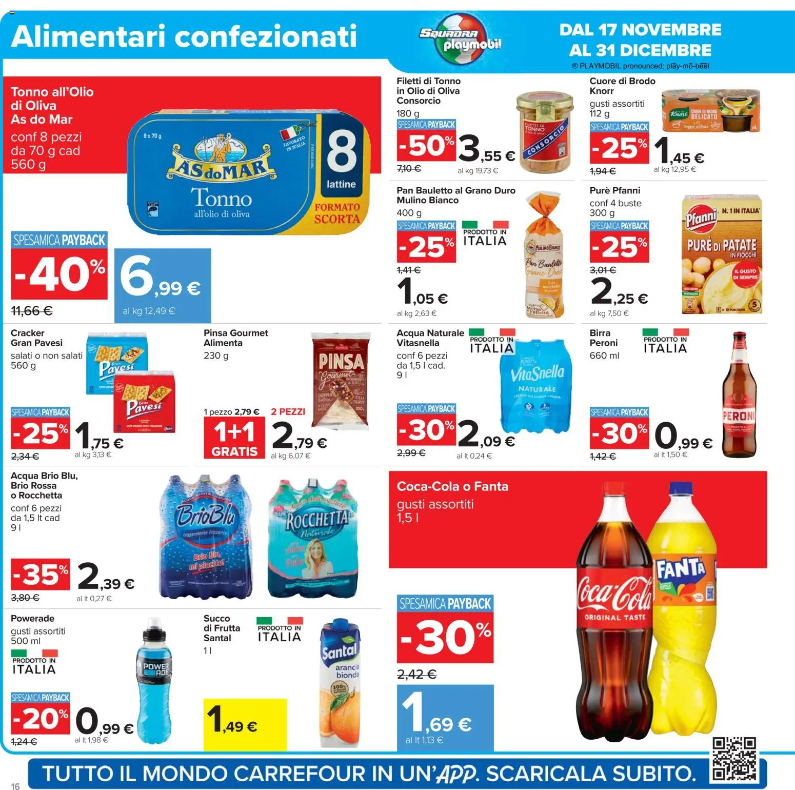 Volantino Carrefour del 02.12.2025 | Pagina: 16 | Prodotti: Olio, Arancia, Succo di frutta, Olio di Oliva