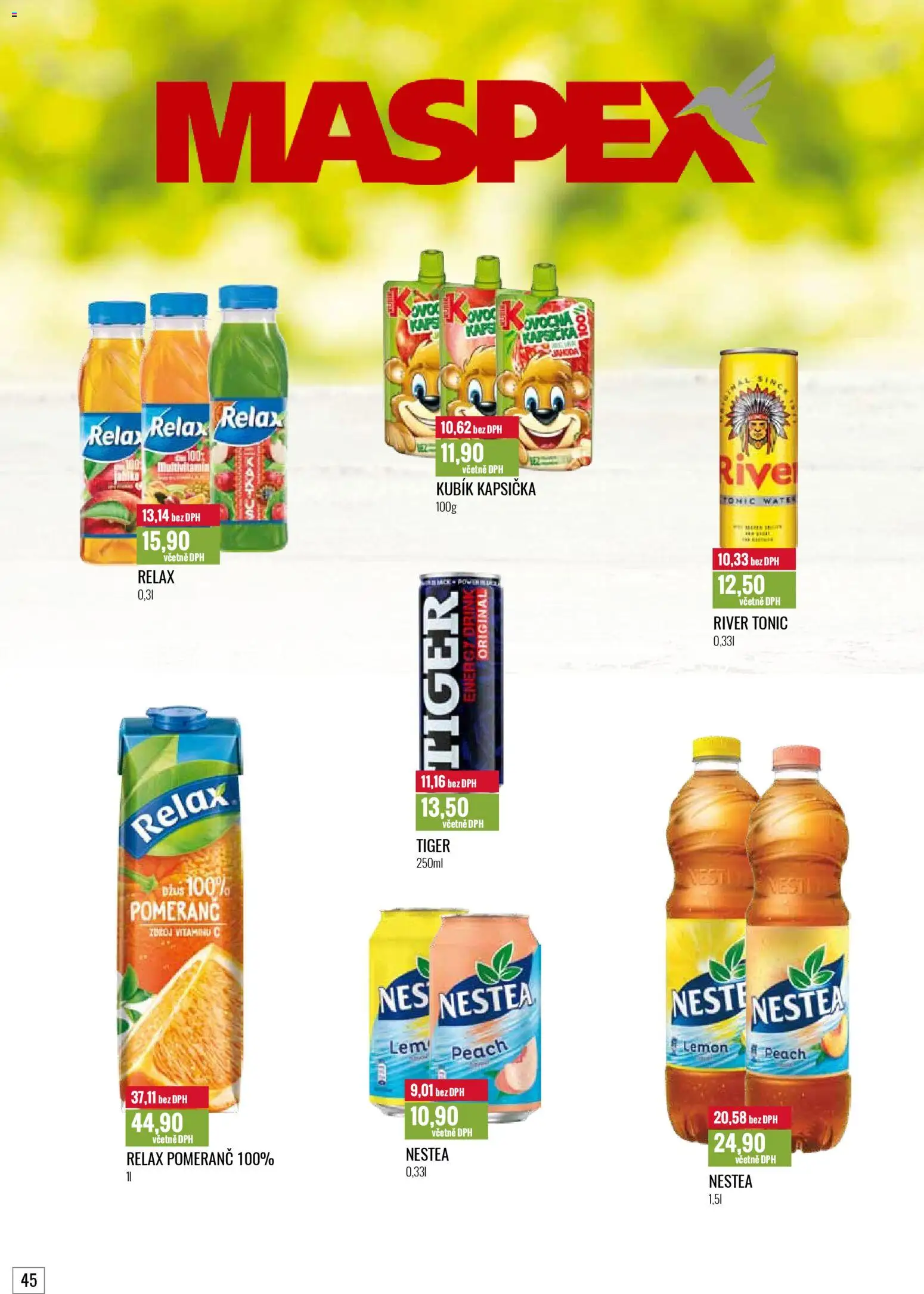 Ratio leták od 01.02.2026 | Strana: 46 | Produkty: Tiger, Tonic, River tonic, Energy drink