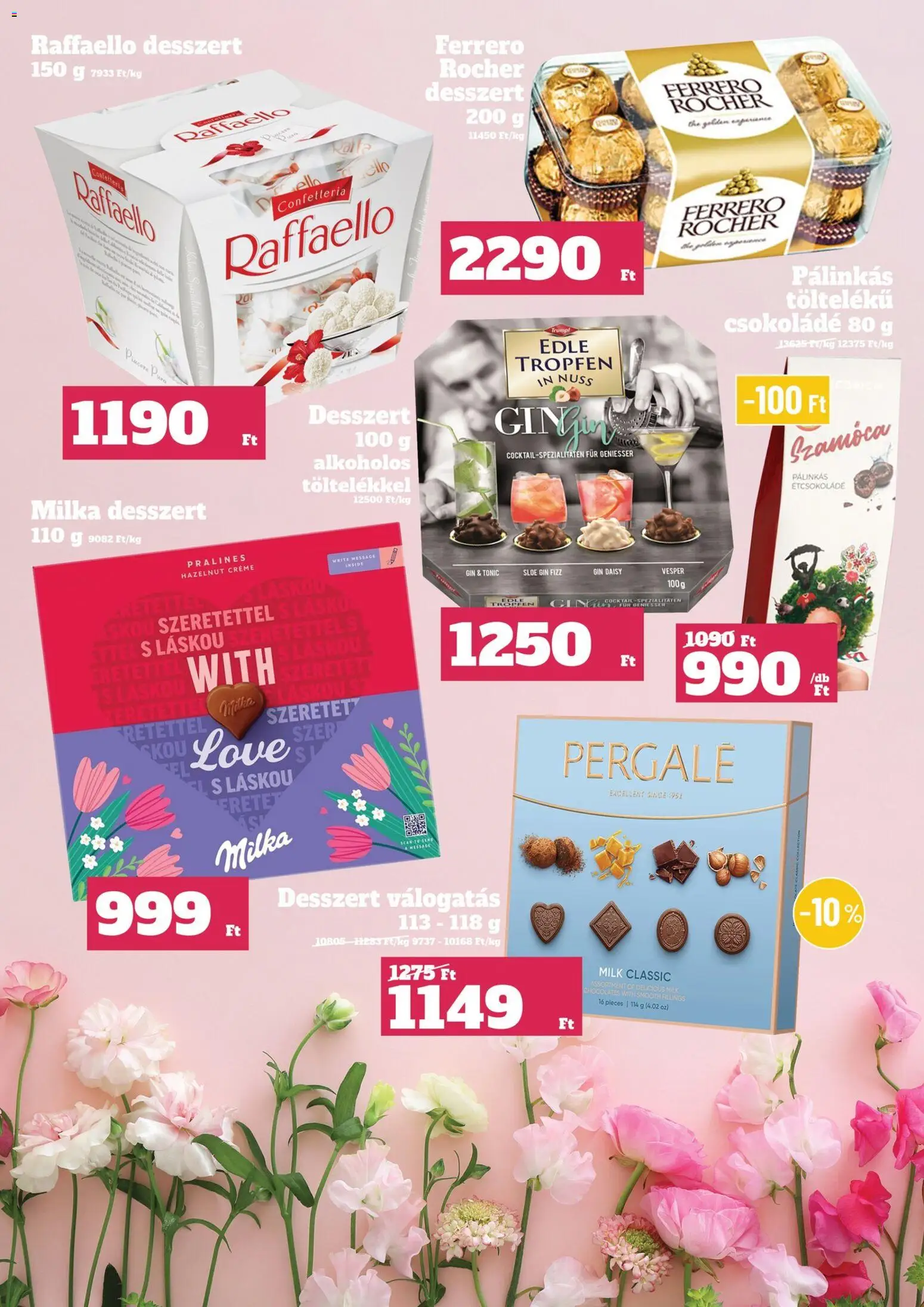 Family Diszkont akciós ujság - amely érvényes a következő dátumtól: 23.04.2026 | Oldal: 5 | Termékek: Tonic, Étcsokoládé, Csokoládé, Gin