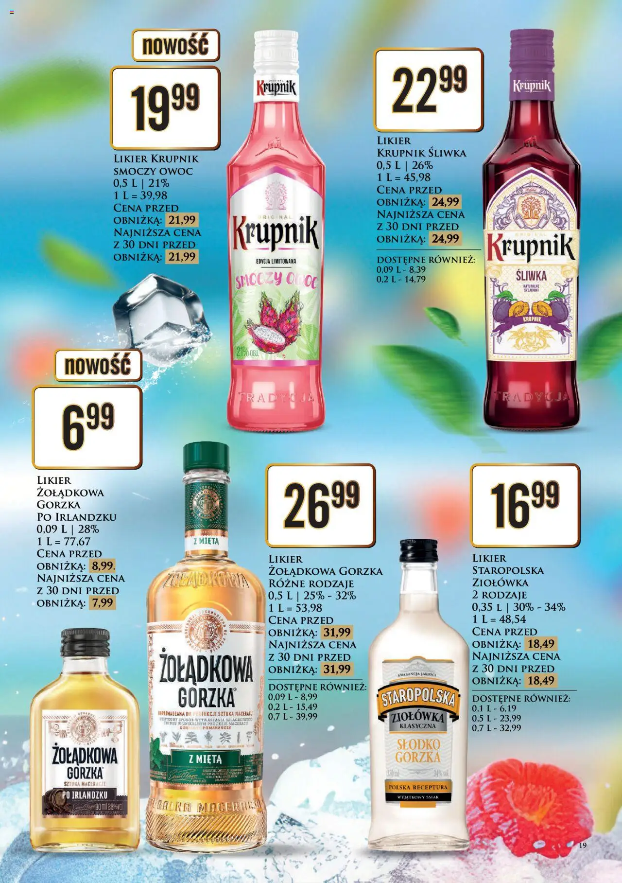 Dino Gazetka alkoholowa od 11.08.2025 | Strona: 19 | Produkty: Smoczy owoc, Mięta