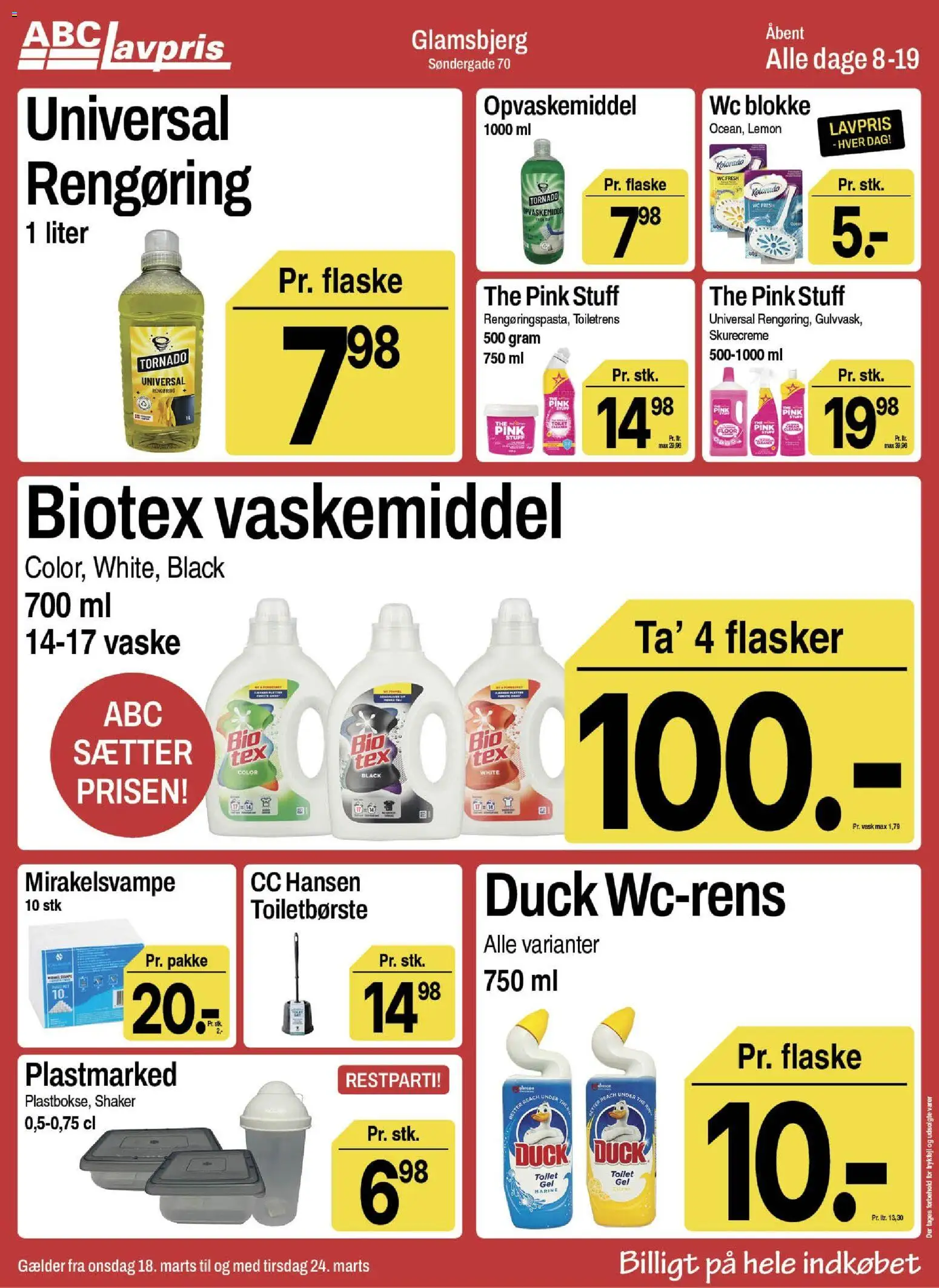 Abc Lavpris tilbudsavis – gyldig fra 18.03.2026 | Side: 11 | Produkter: Opvaskemiddel, Toilet