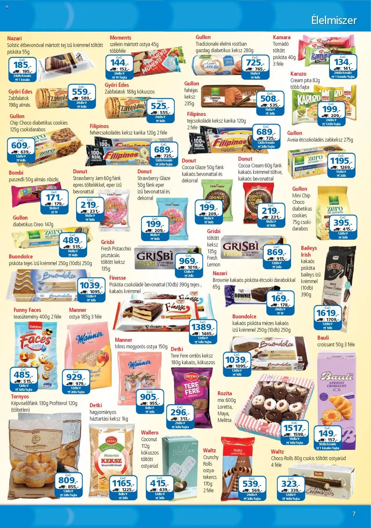 ÁRKLUB akciós ujság - amely érvényes a következő dátumtól: 01.07.2025 | Oldal: 7 | Termékek: Háztartási keksz, Teasütemény, Brownie, Keksz