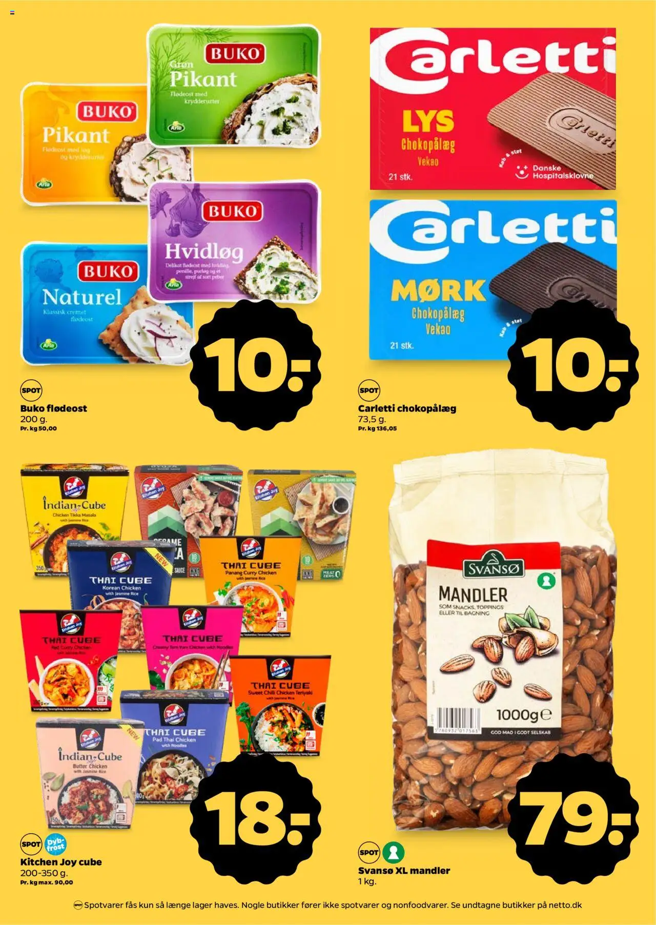 Netto Tilbudsavis gyldig fra 16.08.2025 | Side: 2 | Produkter: Purløg, Mandler, Chilli, Flødeost