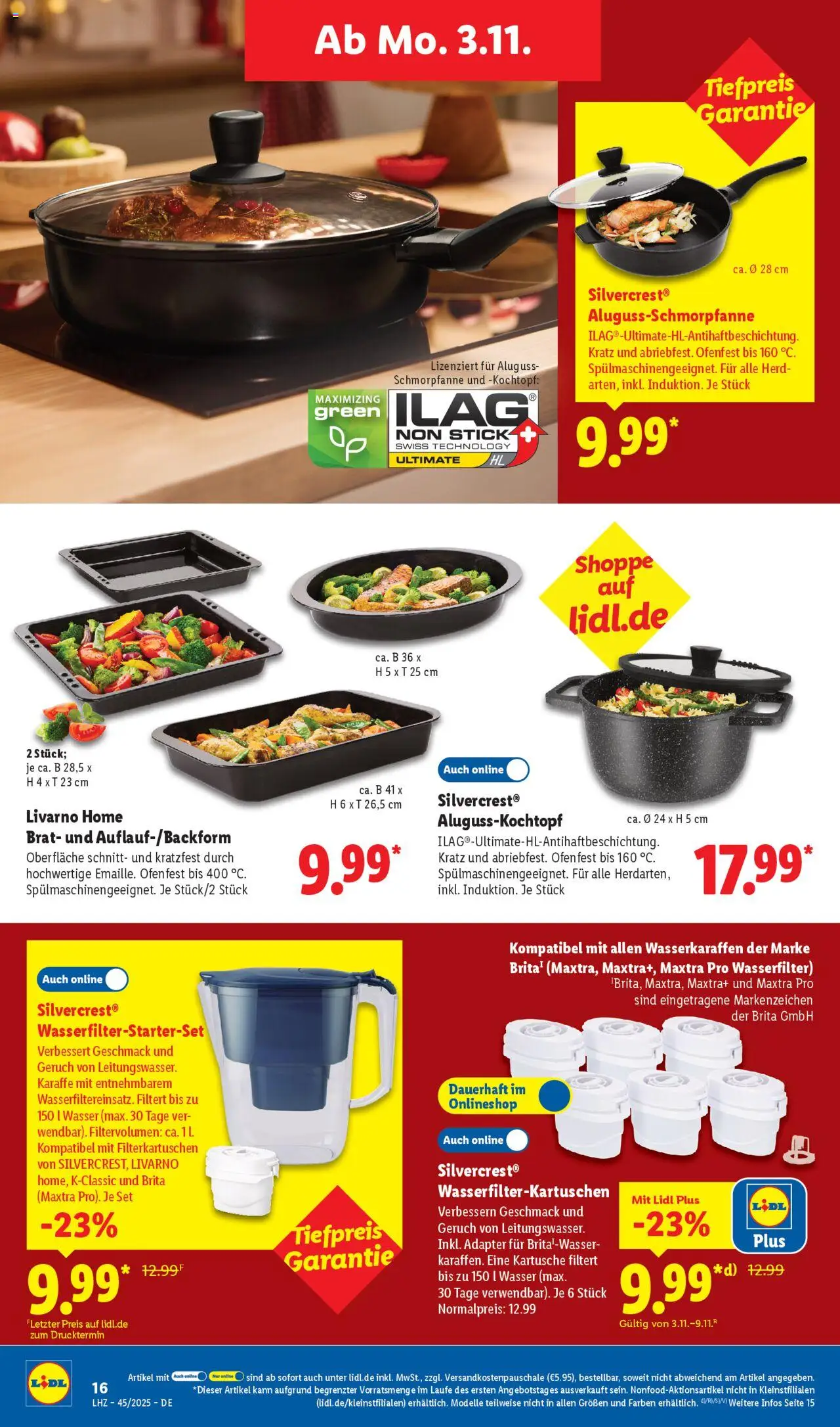 Lidl - Prospekt – gültig ab 03.11.2025 | Seite: 8 | Produkte: Adapter, Herd, Wasser