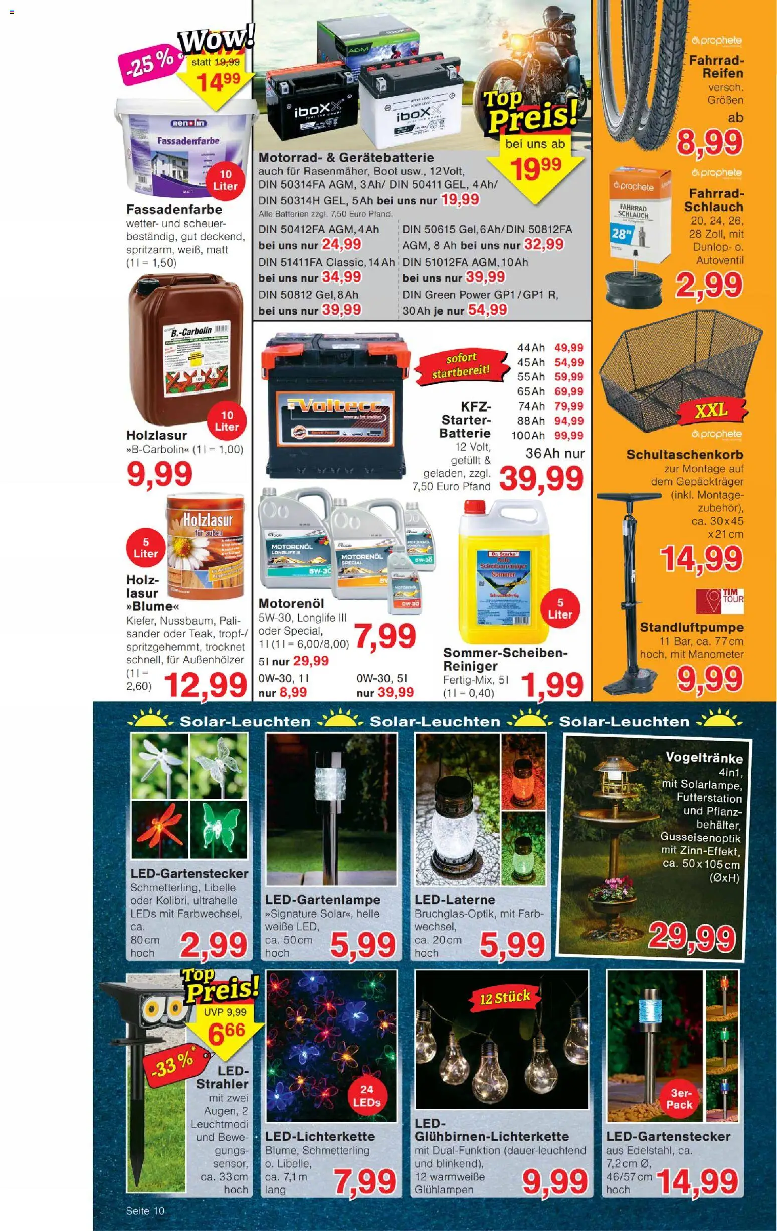 Wiglo Wunderland Prospekt – gültig ab 13.04.2026 | Seite: 14 | Produkte: Manometer, Batterien, Batterie