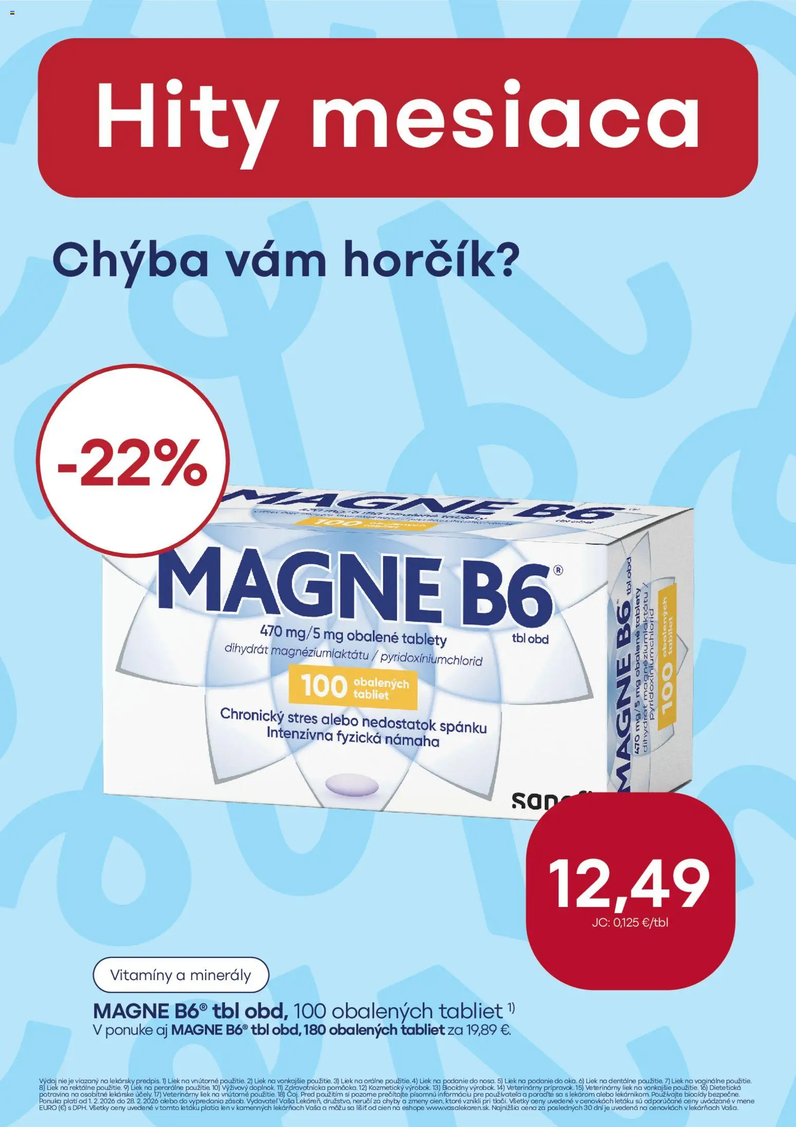 Nové Vaša lekáreň akcie – leták je platný od 01.02.2026 | Strana: 14