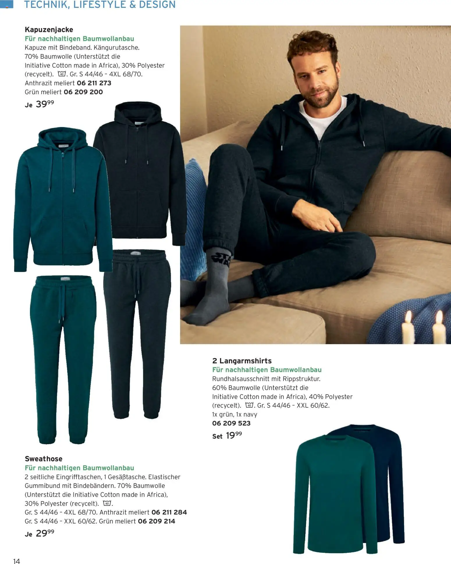 Tchibo Katalog Advent 2025 – gültig ab 14.11.2025 | Seite: 14 | Produkte: Sweathose