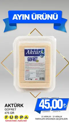 01.12.2025 tarihinden itibaren geçerli olan Furpa kataloğu önizlemesi | Sayfa: 7