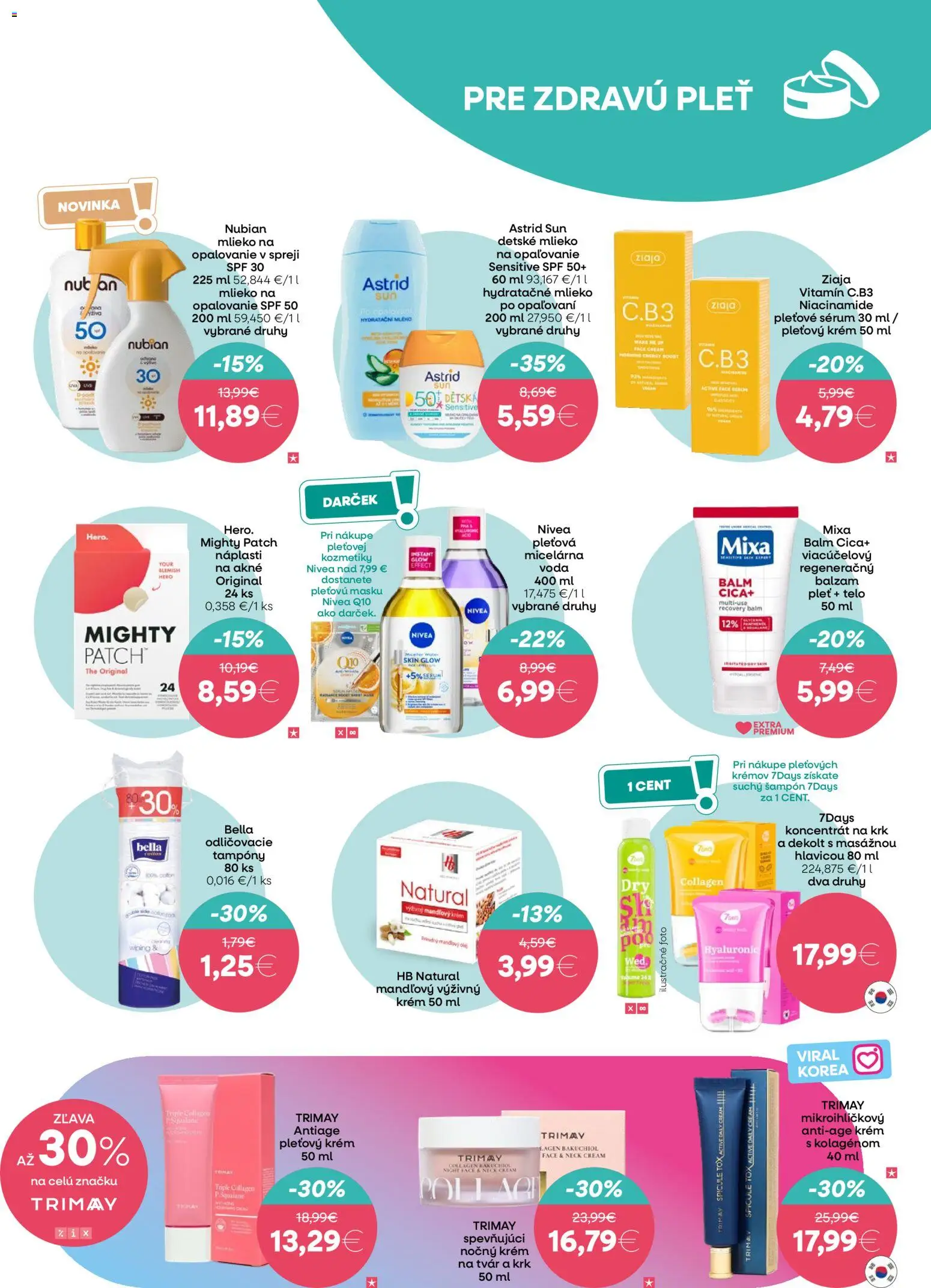 Nové 101 drogerie akcie – leták je platný od 15.04.2026 | Strana: 5 | Produkty: Olej, Nivea, Mandľový olej, Voda