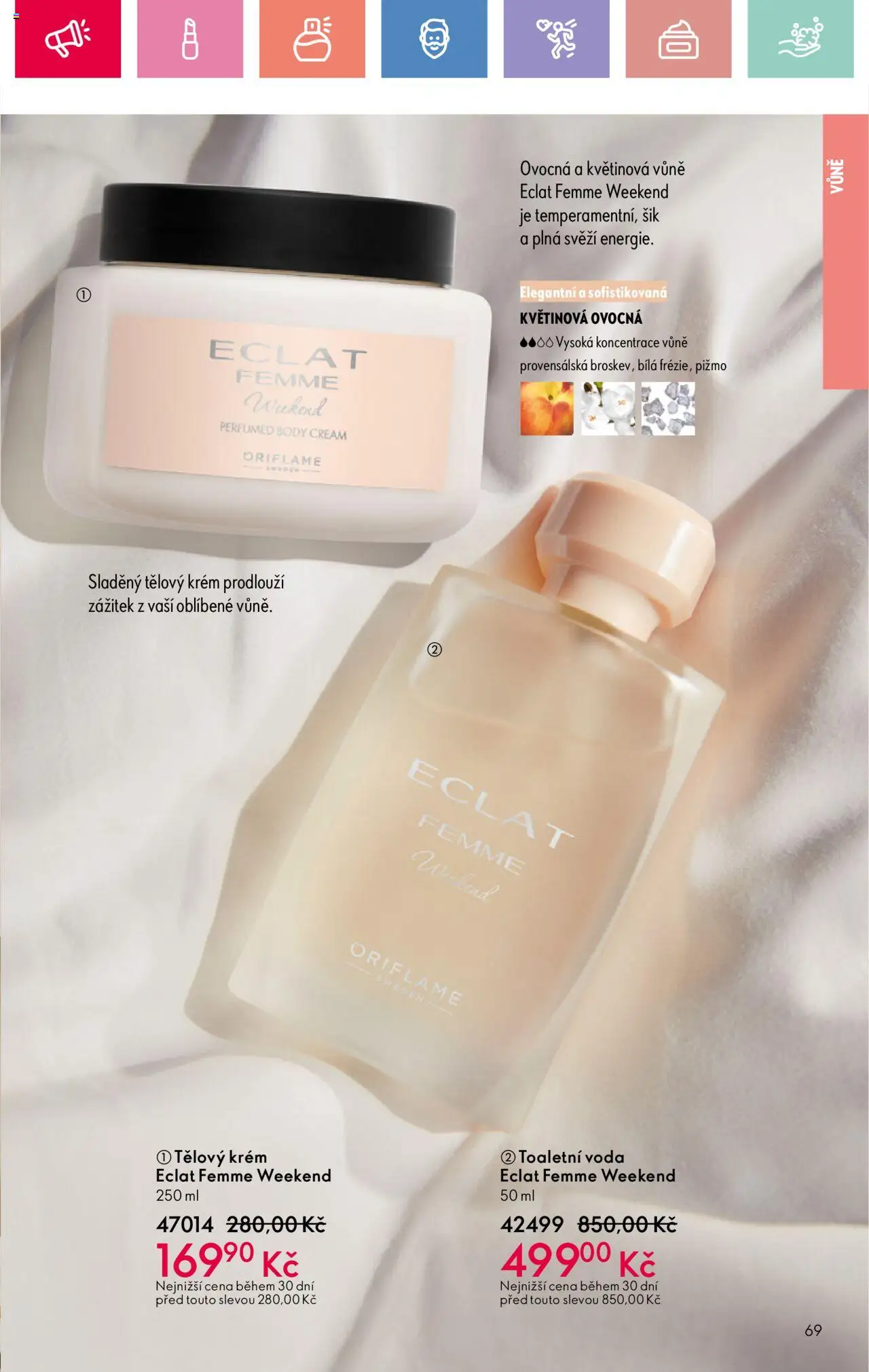 Oriflame katalog č.10/2025 od 06.07.2025 | Strana: 69 | Produkty: Tělový krém, Voda, Krém, Body