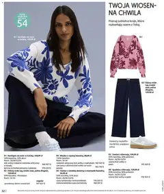 Pogląd oferty "BonPrix Katalog" - ważna od 19.02.2026 | Strona: 34 | Produkty: Sweter, Spodnie, Kardigan, Dżinsy
