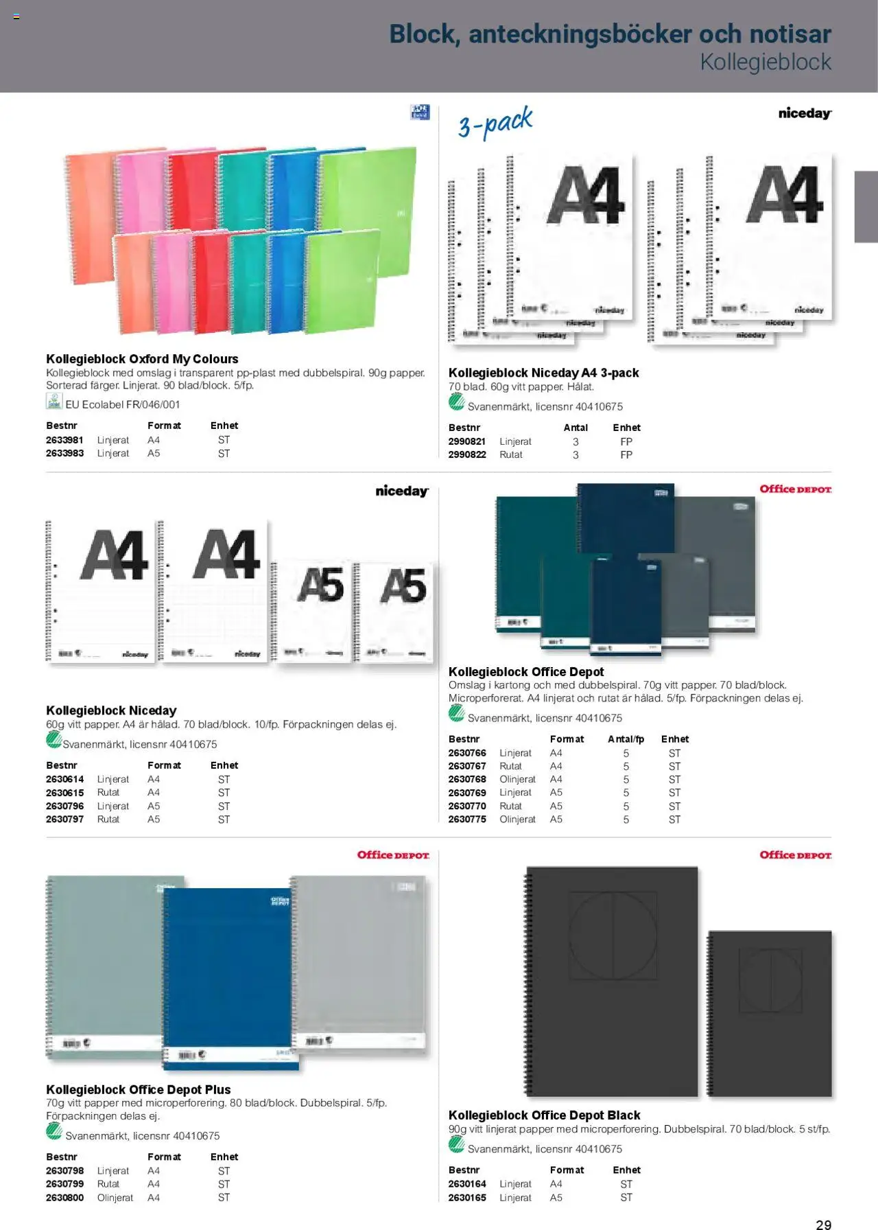 Office Depot reklamblad aktuell från 01.02.2025 | Sida: 31 | Produkter: Papper, Kartong