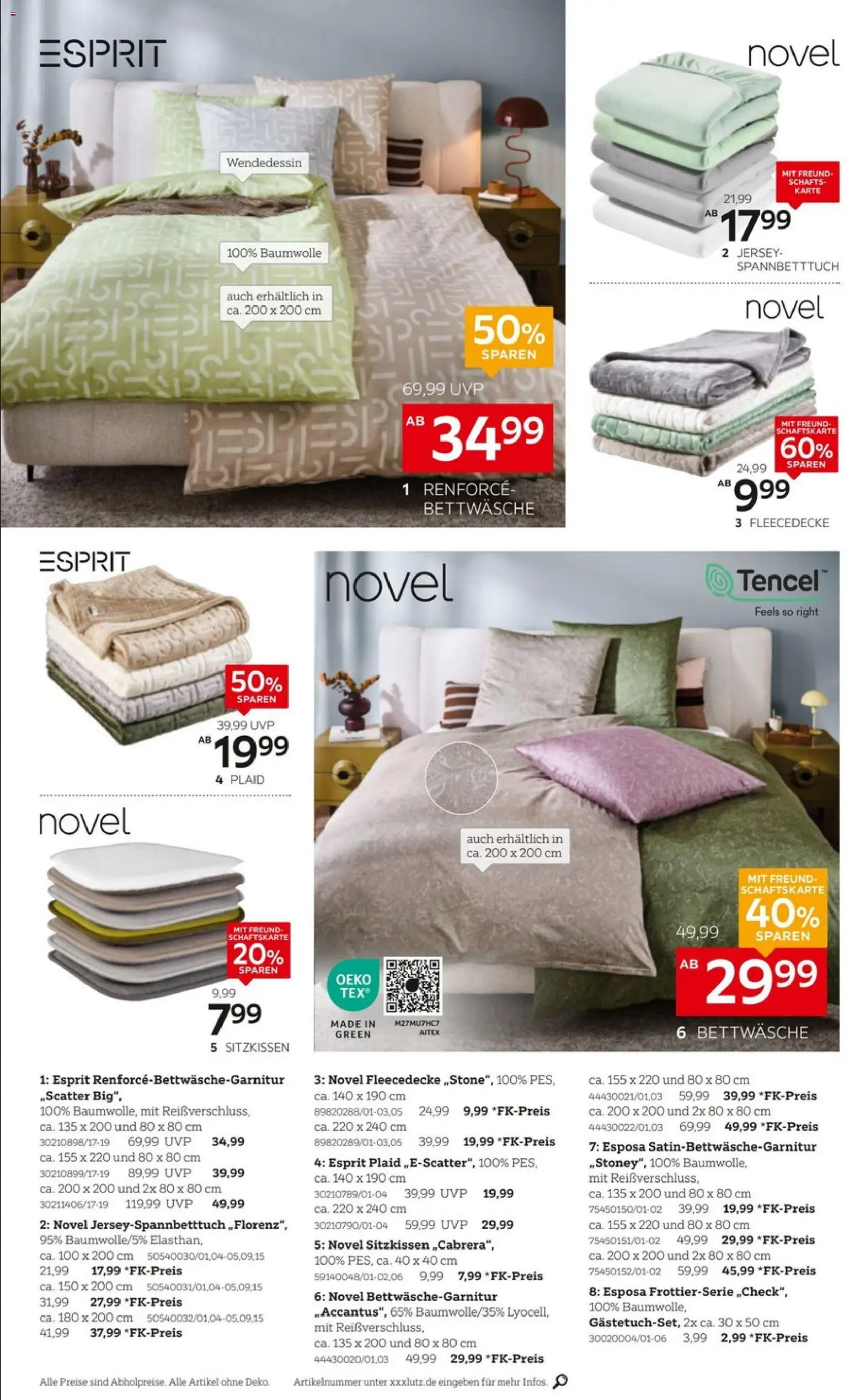 XXXLutz Wohnaccessoires – gültig ab 29.03.2026 | Seite: 6 | Produkte: Bettwäsche