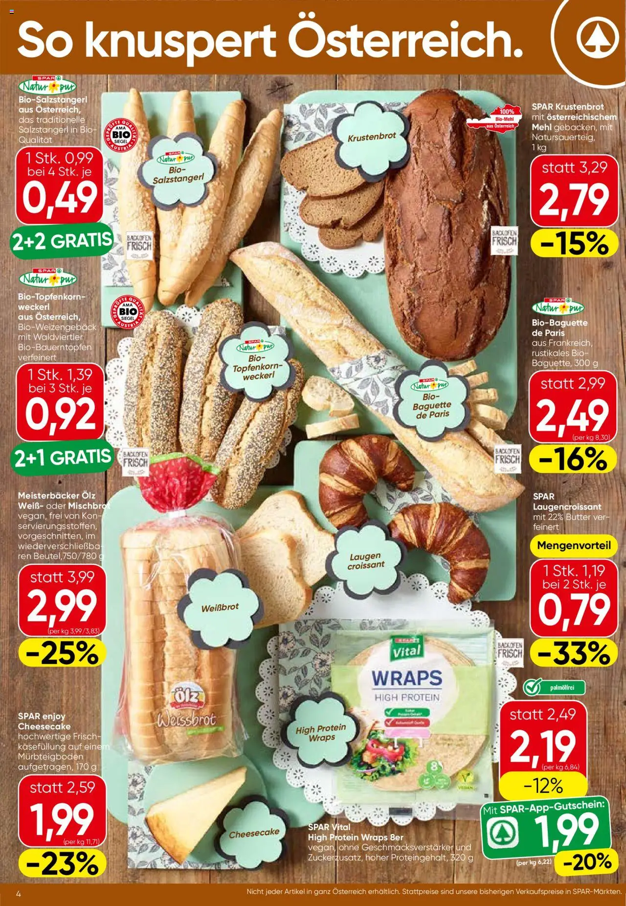 Spar Flugblatt - Oberösterreich gültig ab 11.09.2025 | Seite: 4 | Produkte: Jääkaappipakastin, Butter