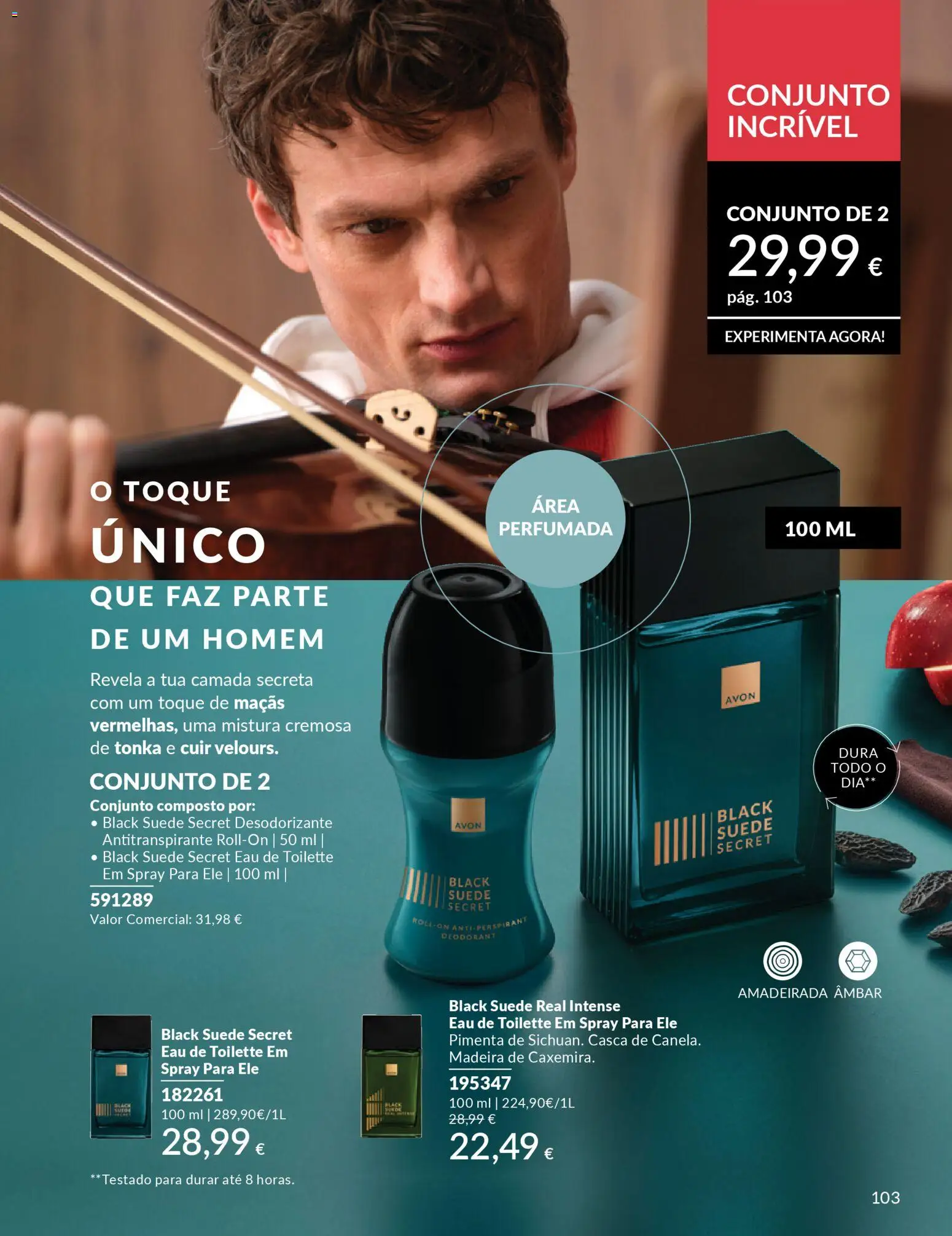 Catálogo Avon Campanha 3 │ válido de 01.03.2026 | Página: 115 | Produtos: Pimenta, Eau de toilette, Desodorizante, Antitranspirante