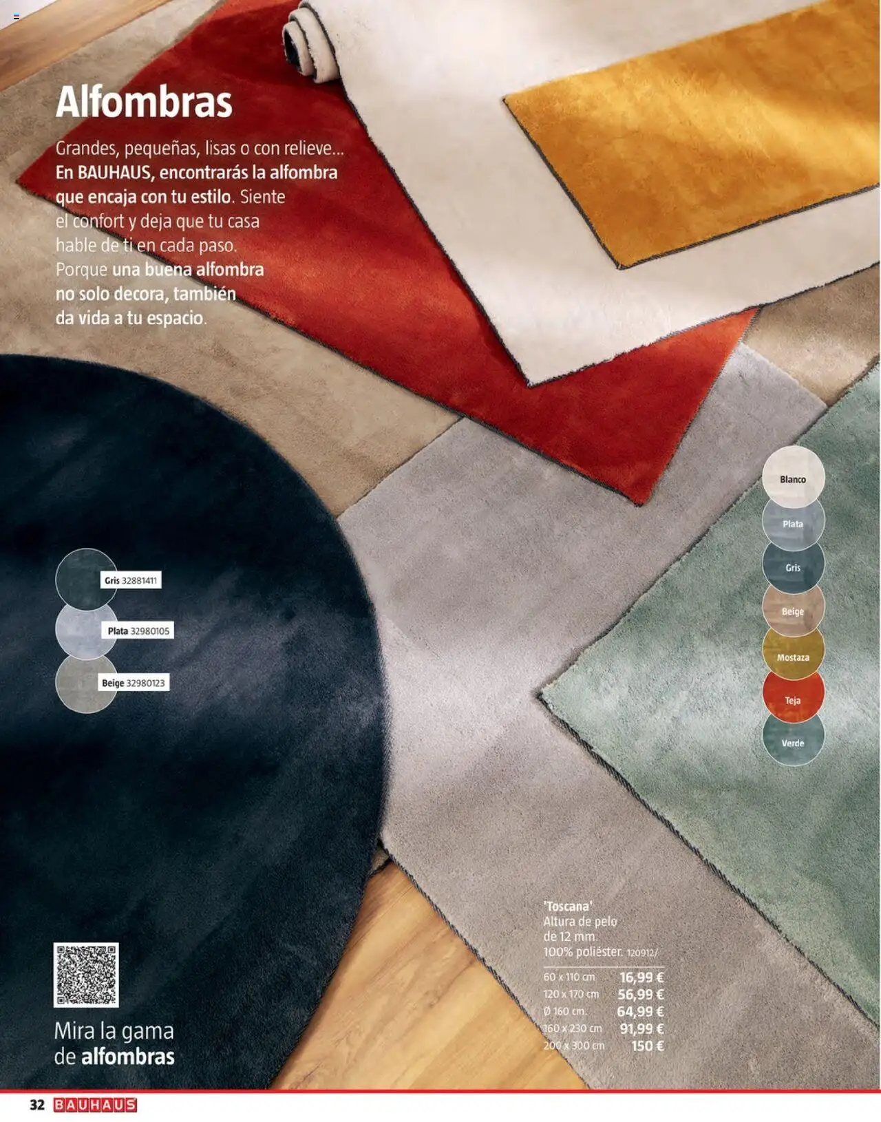 Bauhaus - Decoracion │ válido desde el 16.10.2025 | Página: 32 | Productos: Alfombra