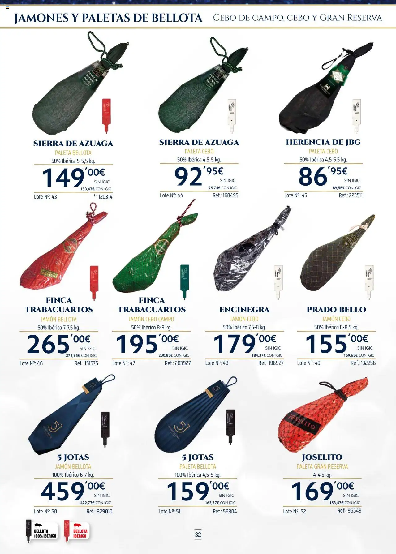 Makro - Lotes y cestas Canarias │ válido desde el 04.10.2025 | Página: 32 | Productos: Jamón