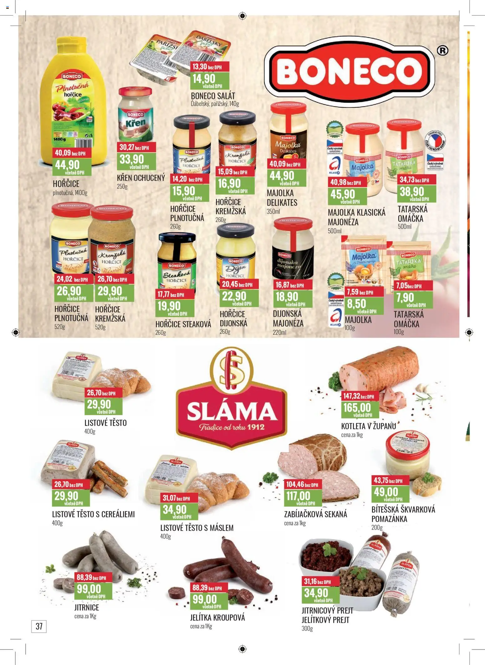 Ratio leták od 01.11.2025 | Strana: 38 | Produkty: Salát, Hořčice, Majonéza, Těsto