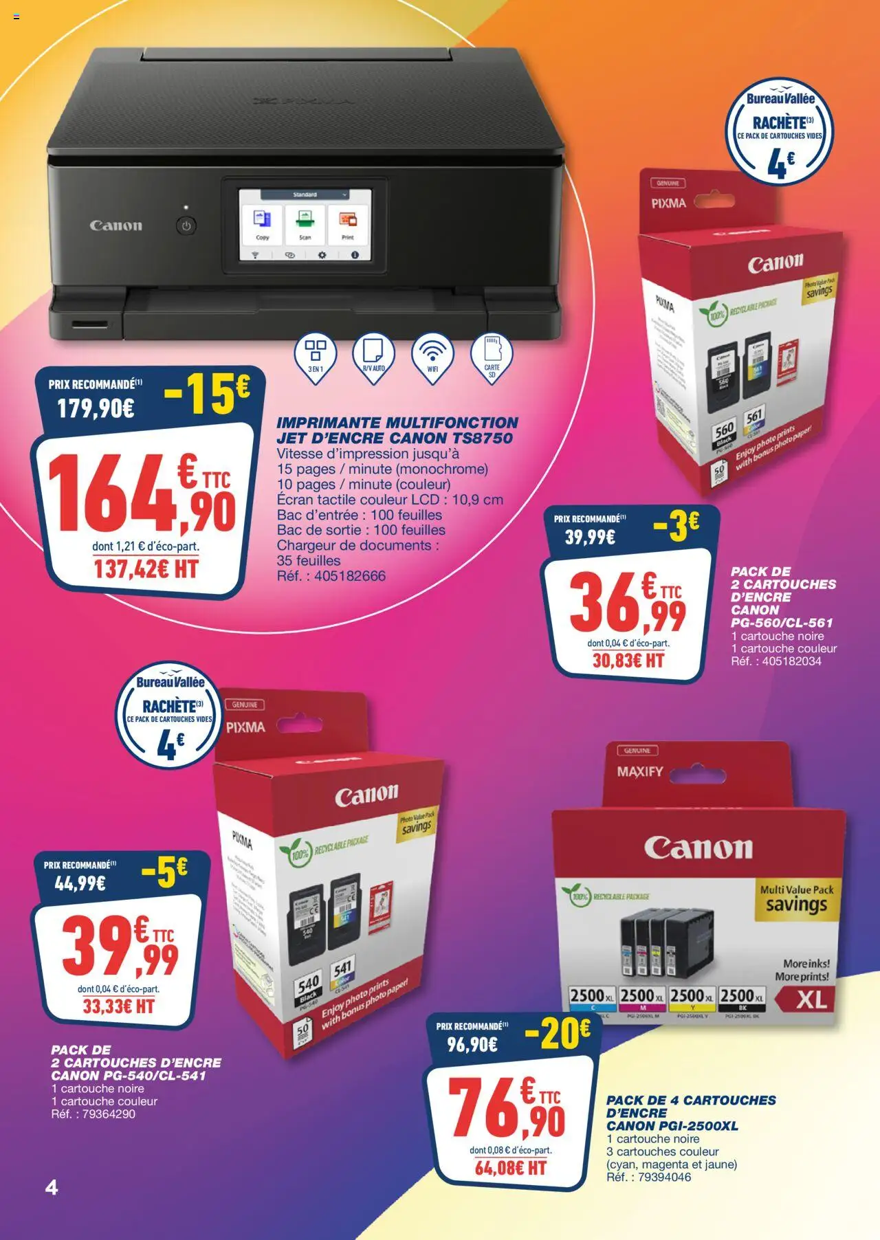  | Page: 4 | Produits: Imprimante, Bureau, Imprimante multifonction, Cartouche