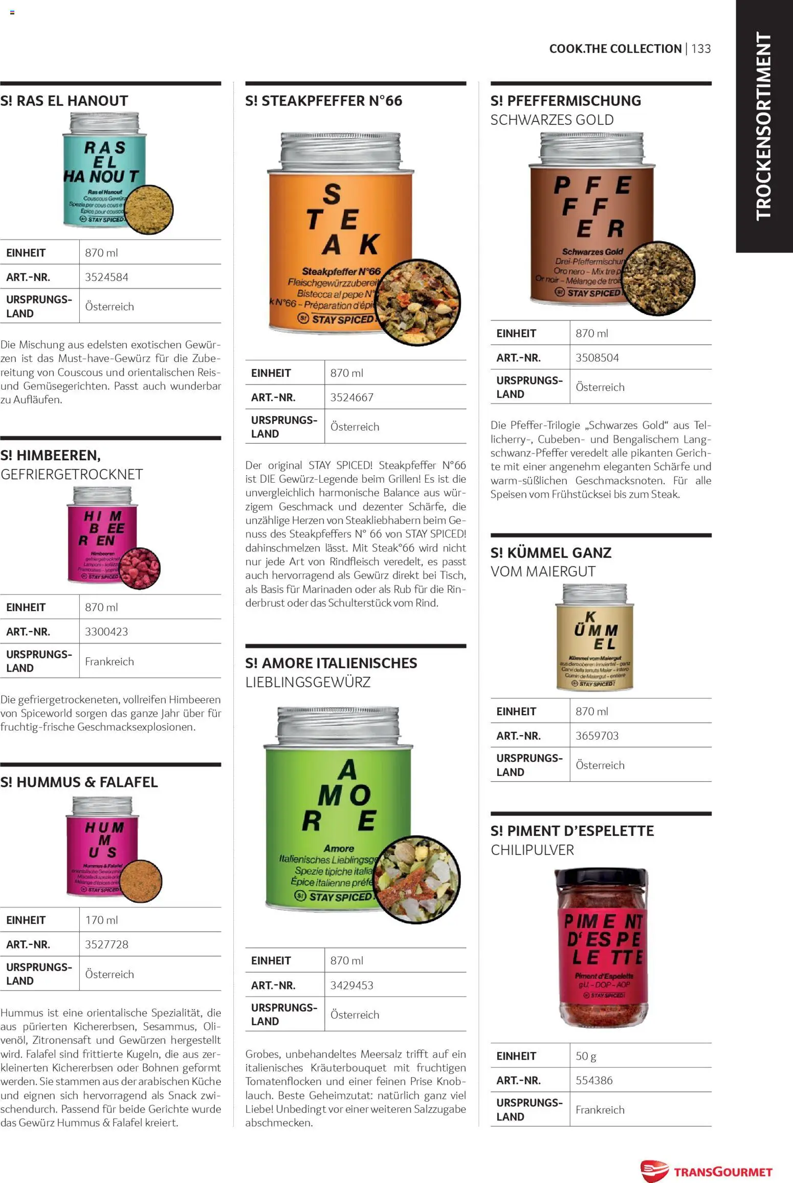 Transgourmet Cook Look-Book gültig ab 08.04.2026 | Seite: 133 | Produkte: Reis, Rindfleisch