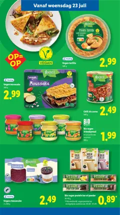  | Pagina: 26 | Producten: Moussaka, Tortilla, Poeder